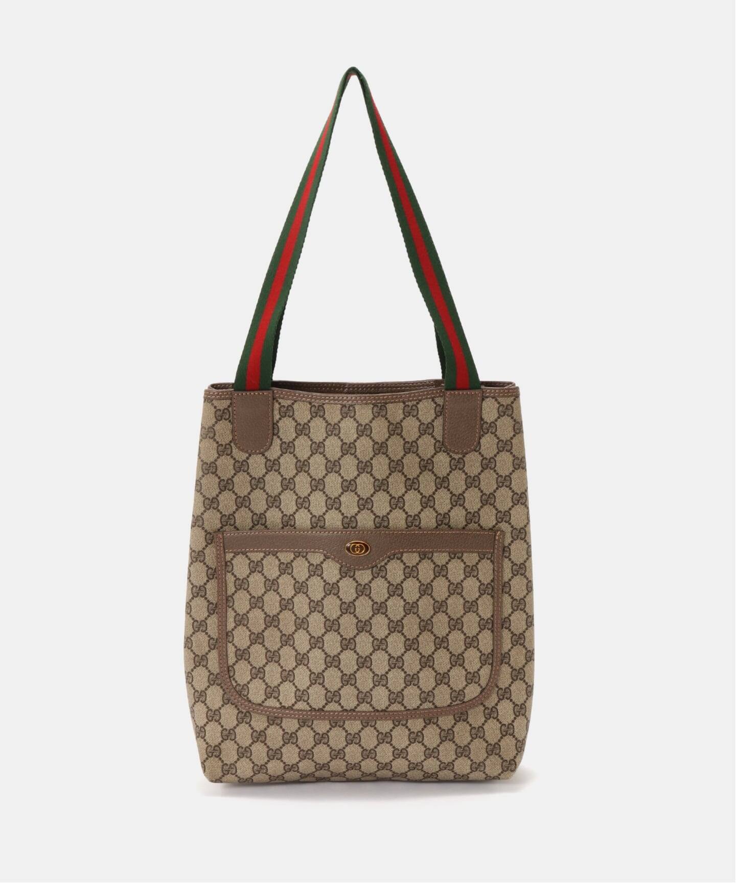 VINTAGE GUCCI/グッチ】トートバッグ gg web（トートバッグ