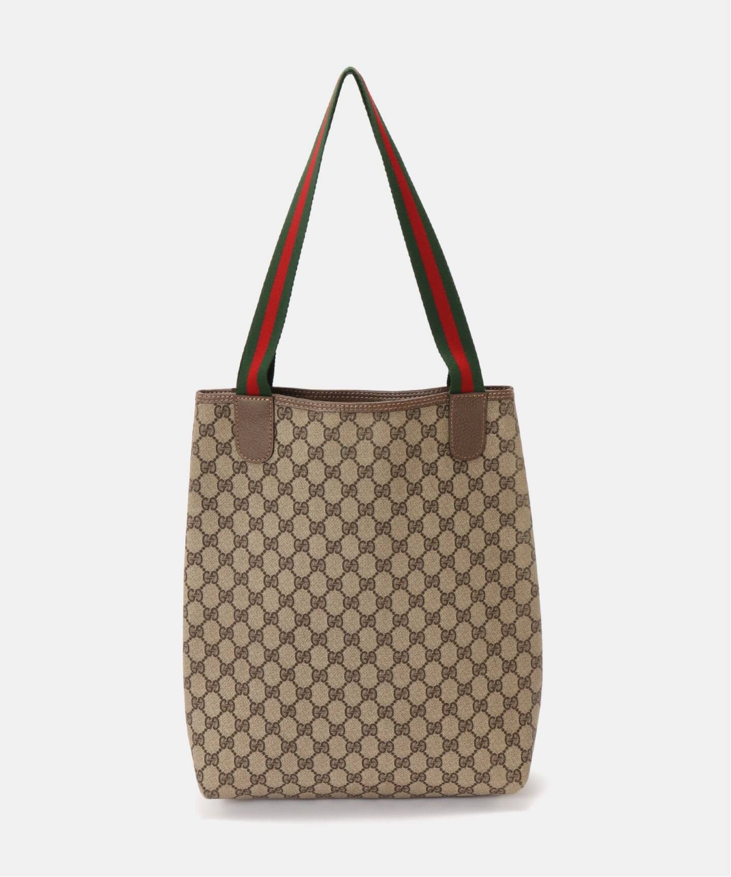 VINTAGE GUCCI/グッチ】トートバッグ gg web（トートバッグ