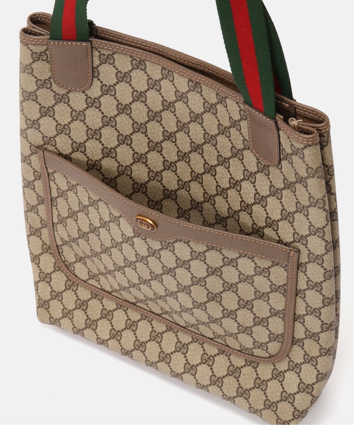 VINTAGE GUCCI/グッチ】トートバッグ gg web（トートバッグ