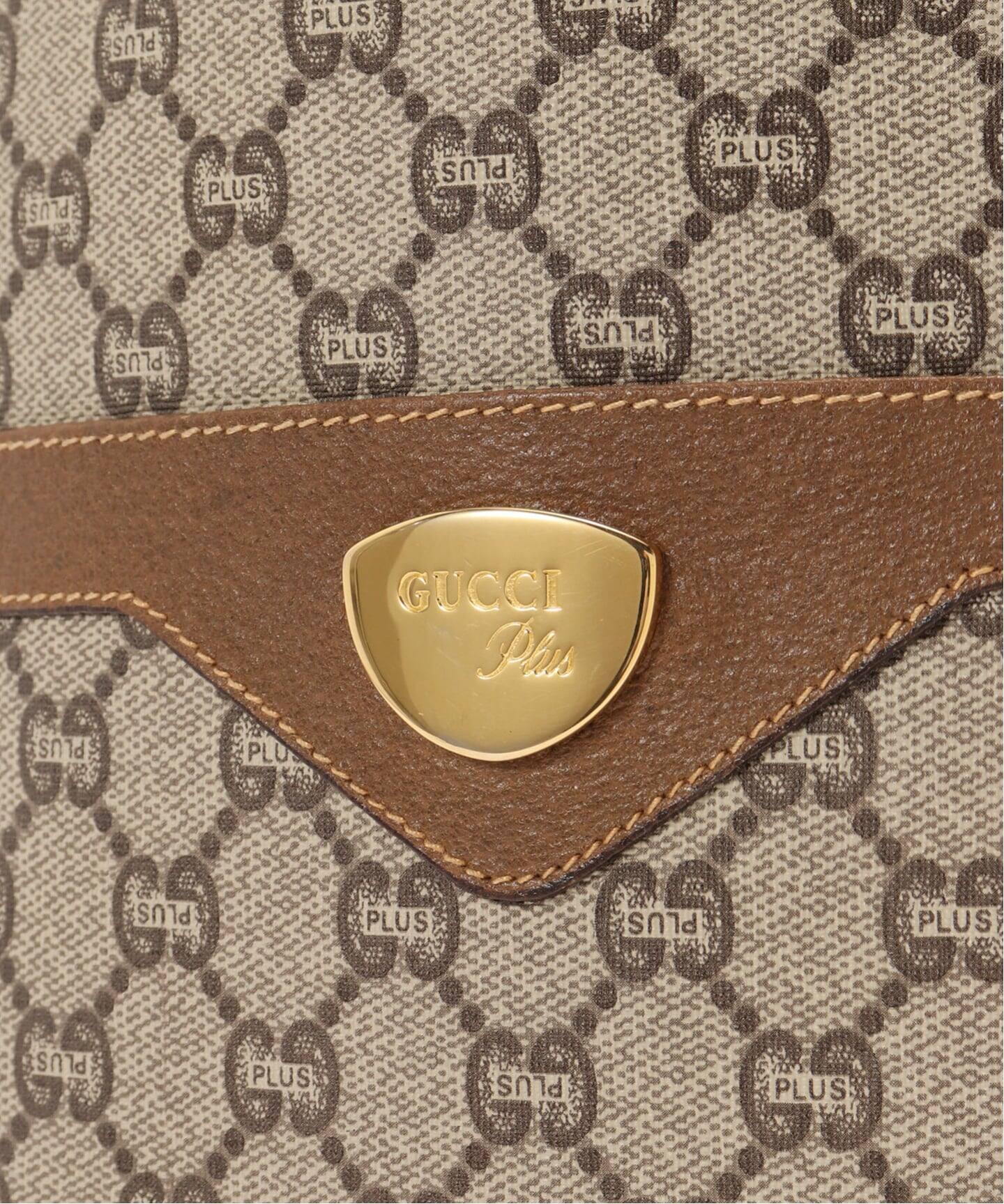 VINTAGE GUCCI Plus/グッチ プラス】トートバッグ gg plus web（トート