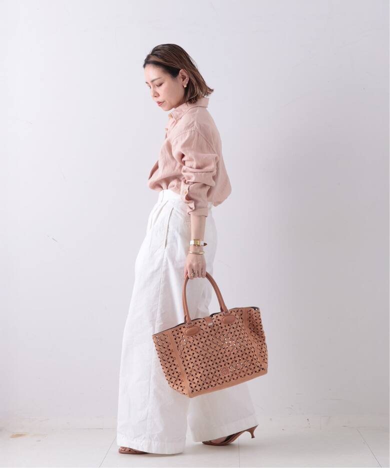 VINTAGE LOEWE/ロエベ】トートバッグ cutwork suede（トートバッグ 