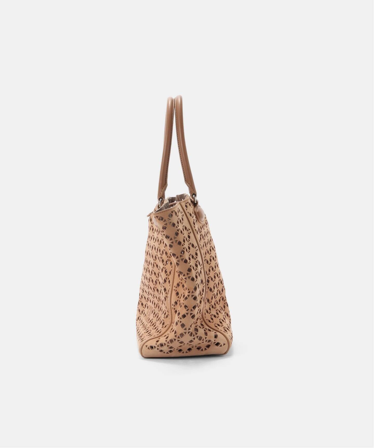 VINTAGE LOEWE/ロエベ】トートバッグ cutwork suede（トートバッグ