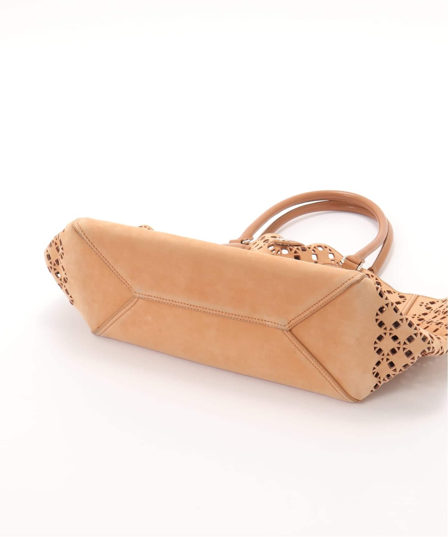 VINTAGE LOEWE/ロエベ】トートバッグ cutwork suede（トートバッグ
