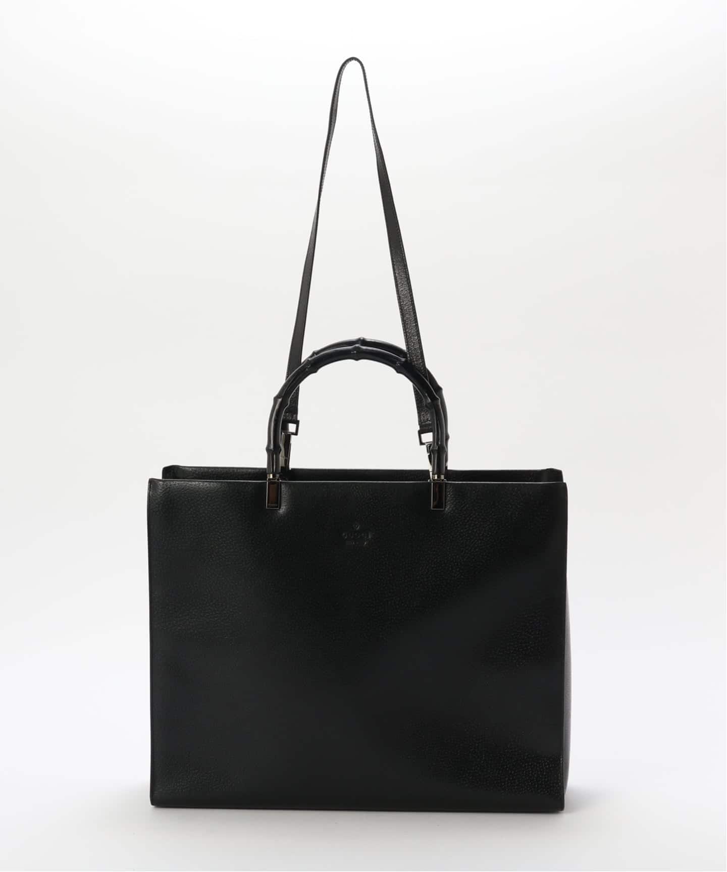 VINTAGE GUCCI/グッチ】Bamboo 2wayバッグ（トートバッグ