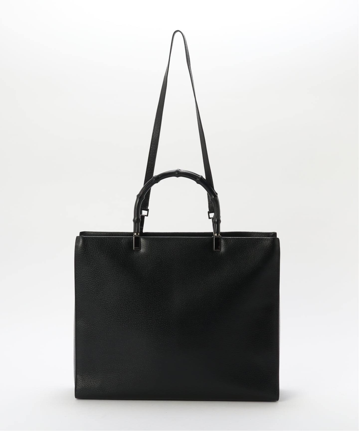 VINTAGE GUCCI/グッチ】Bamboo 2wayバッグ（トートバッグ