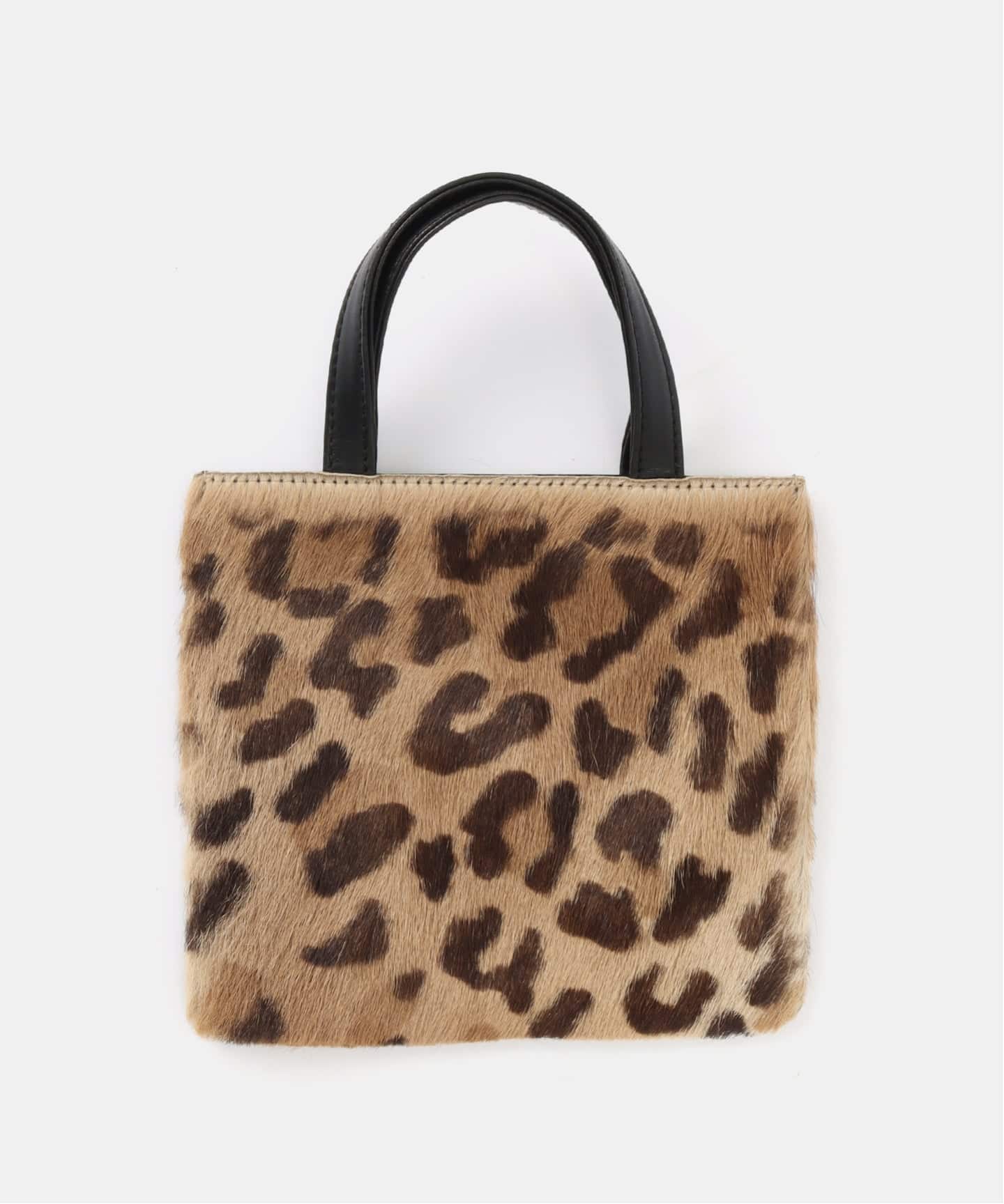 希少 ヴィンテージ LOEWE ハラコヒョウ柄トートバッグ VINTAGE LOEWE/ロエベ】miniトートバッグ leopard（トートバッグ