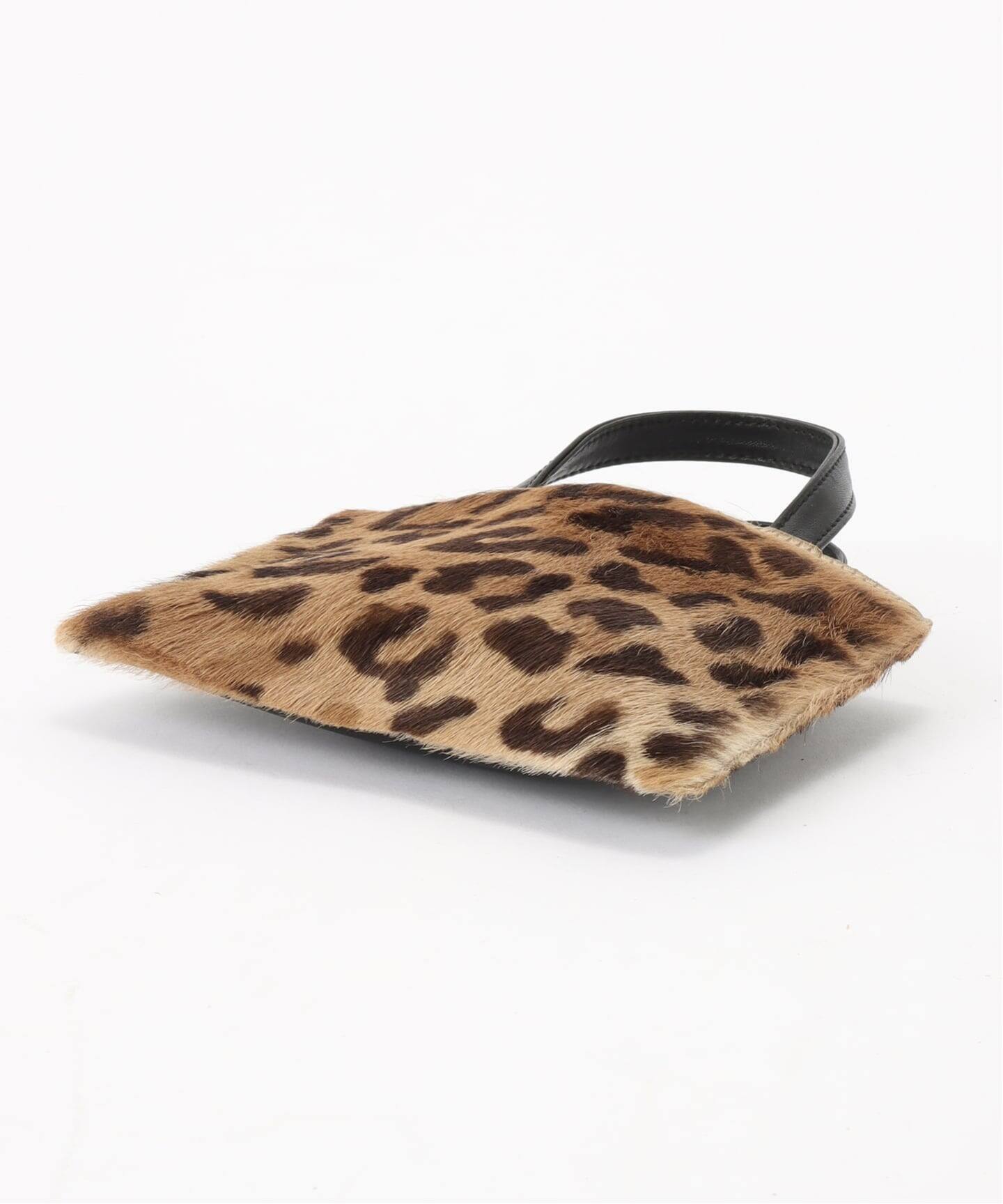 美品 LOEWE ハラコレザー ヒョウ柄 ミニトートバッグ VINTAGE LOEWE/ロエベ】miniトートバッグ leopard（トートバッグ