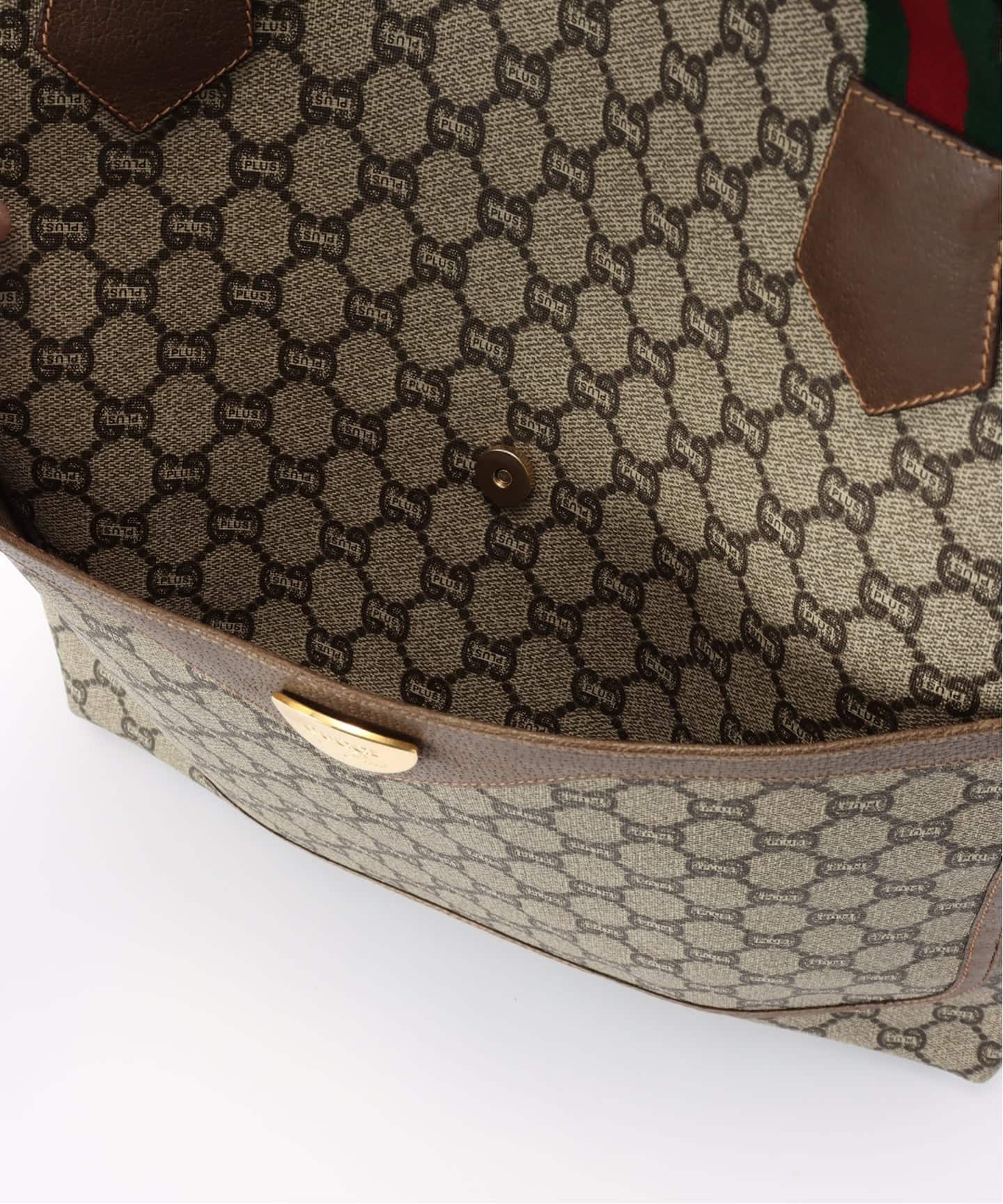VINTAGE GUCCI Plus/グッチ プラス】トートバッグ gg plus