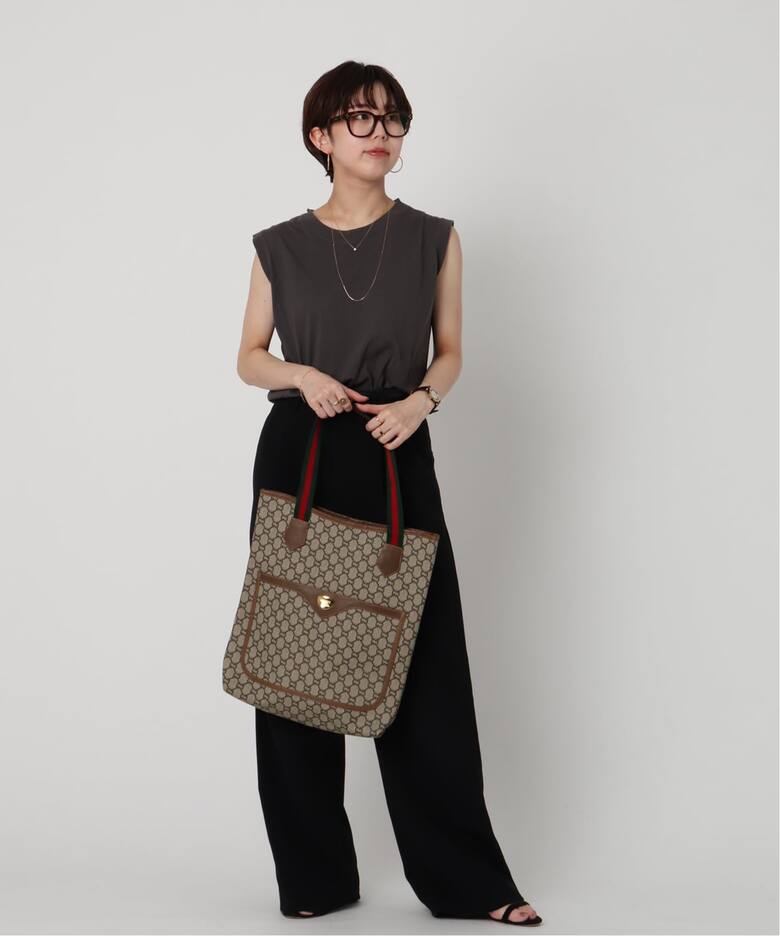 VINTAGE GUCCI Plus/グッチ プラス】トートバッグ gg plus（トート 