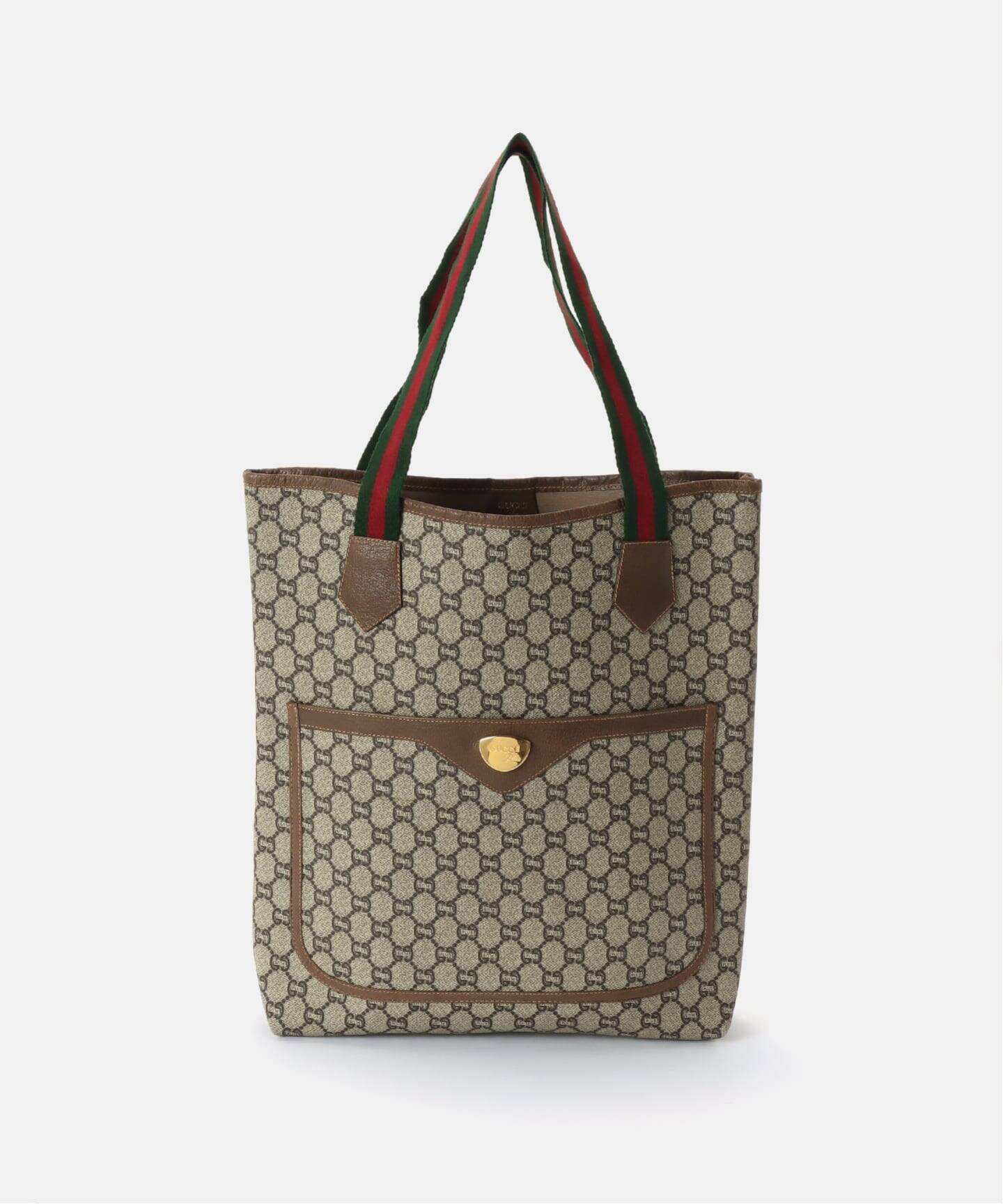 VINTAGE GUCCI Plus/グッチ プラス】トートバッグ gg plus（トート 