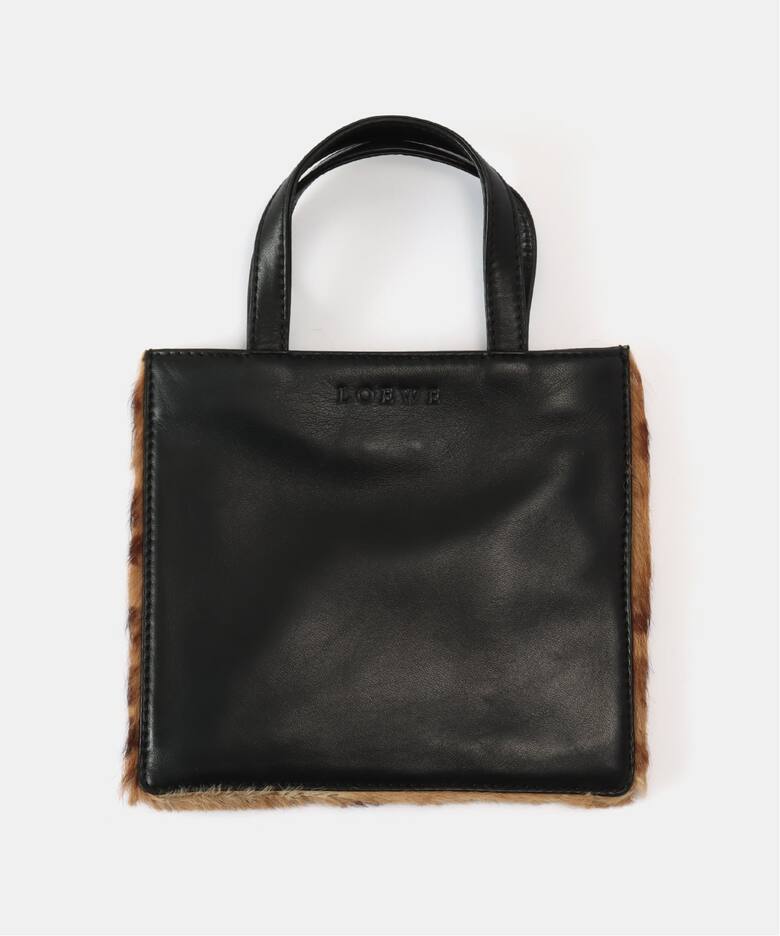 VINTAGE LOEWE/ロエベ】ミニトートバッグ haraco（トートバッグ 