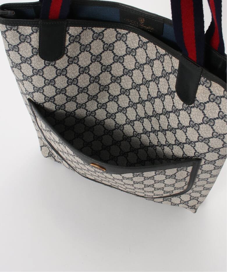 VINTAGE GUCCI/グッチ】 トートバッグ gg web（トートバッグ 