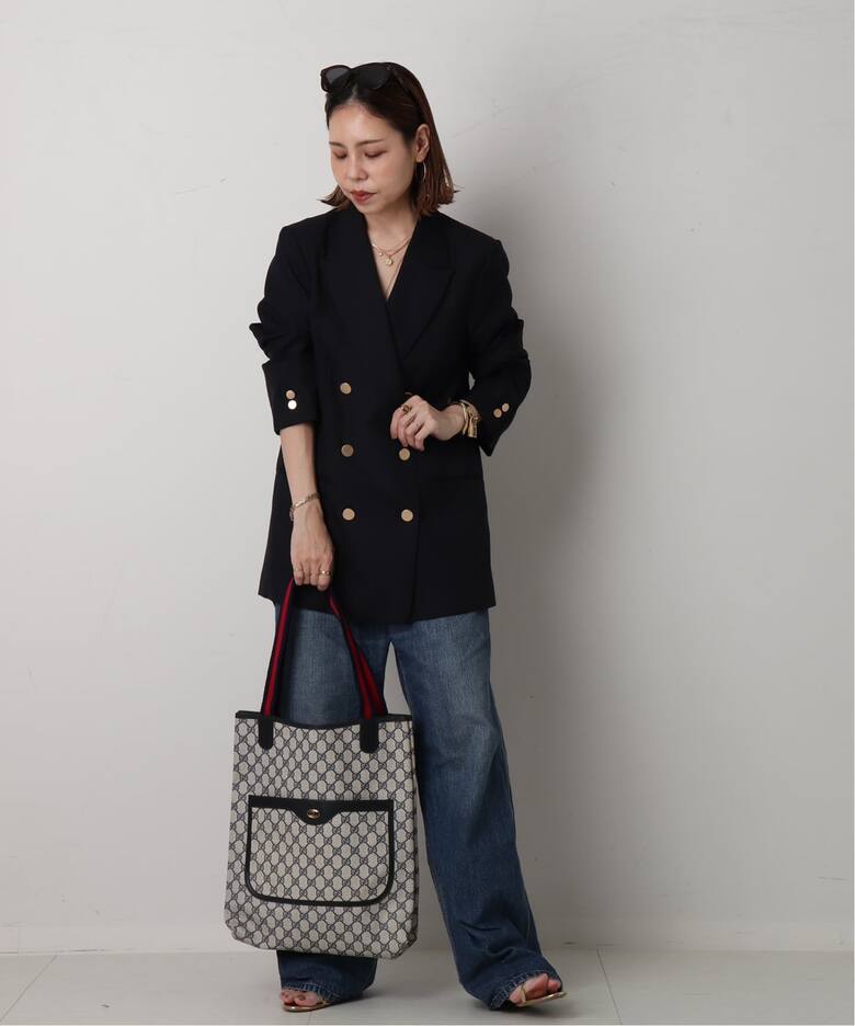 VINTAGE GUCCI/グッチ】 トートバッグ gg web（トートバッグ 