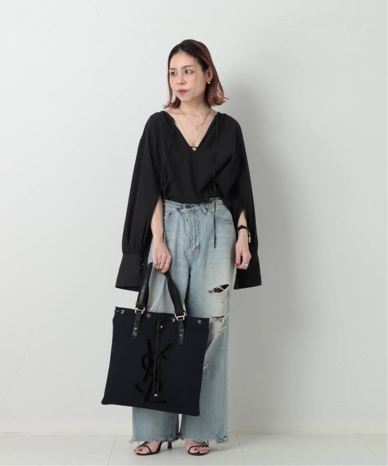 VINTAGE YSL/イヴ サンローラン】トートバッグ（トートバッグ