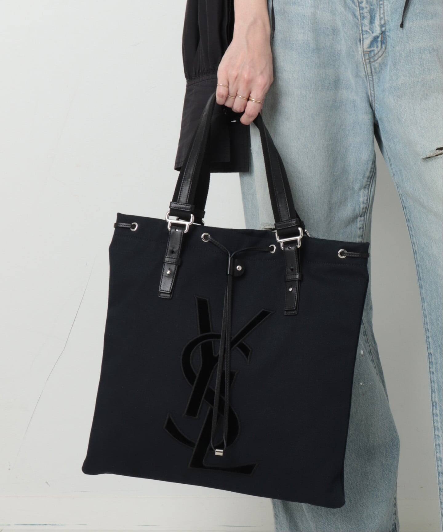 VINTAGE YSL/イヴ サンローラン】トートバッグ（トートバッグ