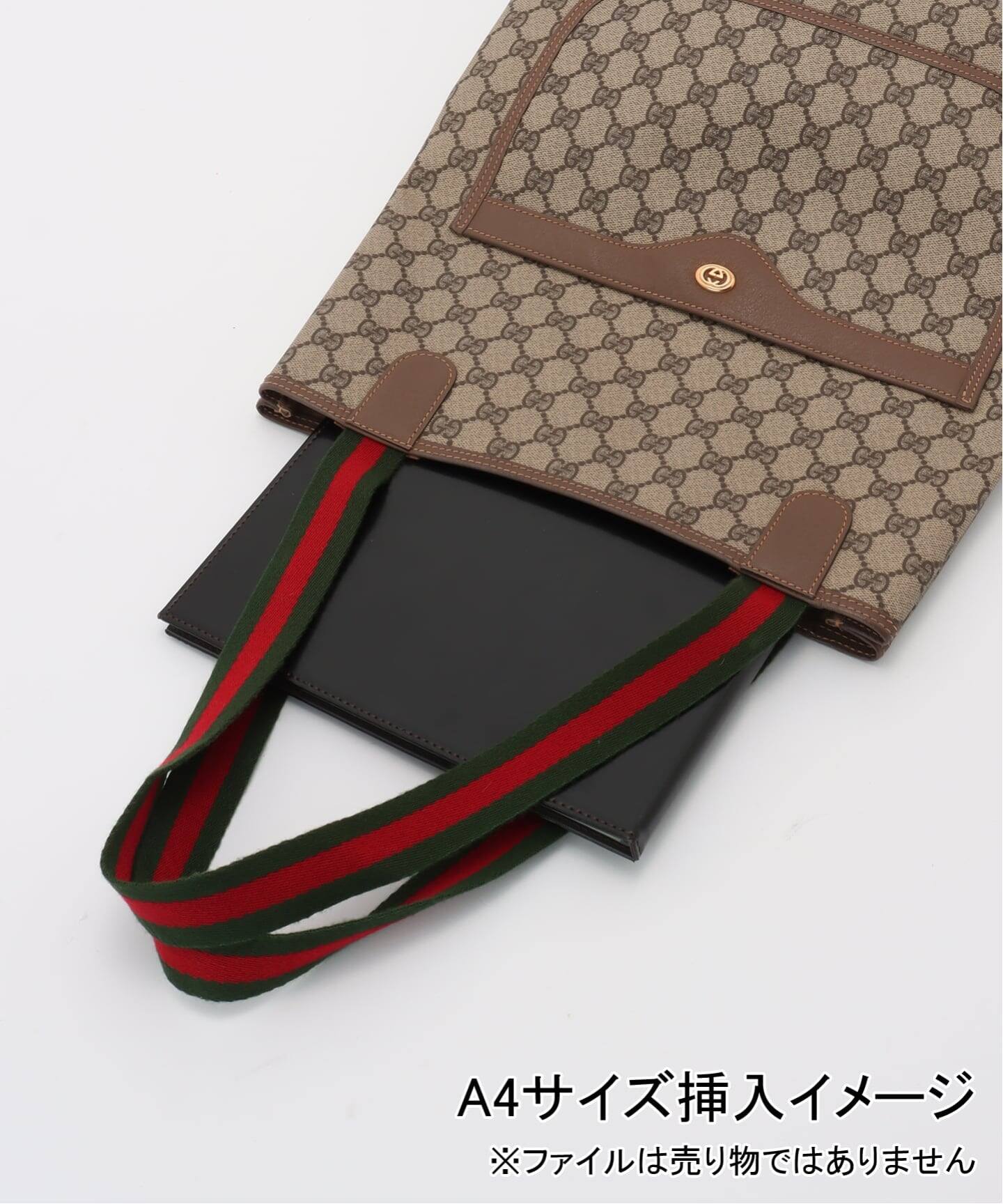 VINTAGE GUCCI /グッチ】トートバッグ gg web（トートバッグ