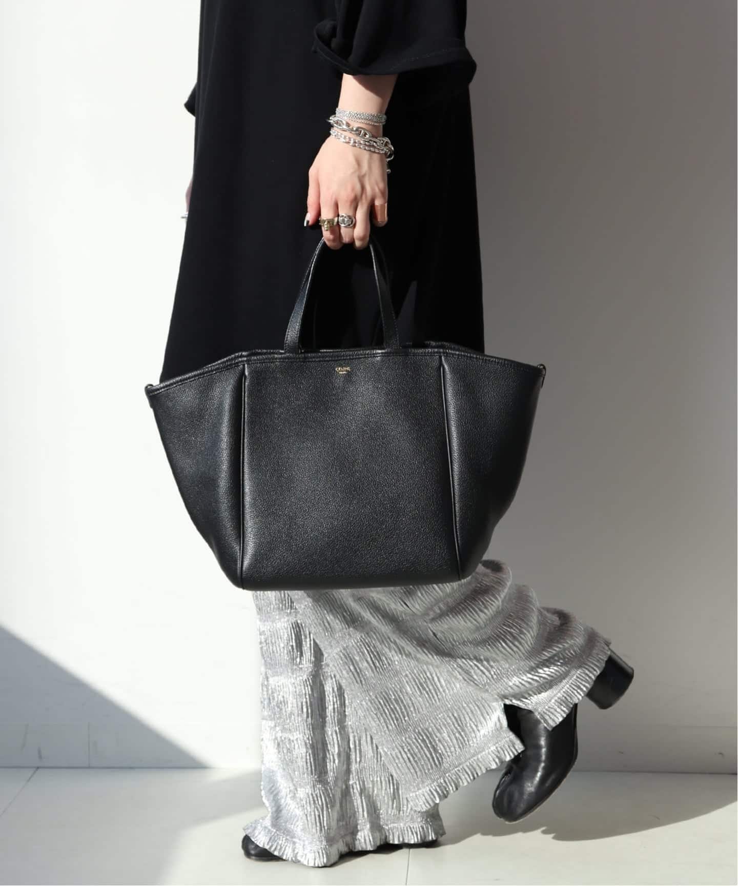 VINTAGE CELINE/セリーヌ】Folded cabas small 2way（トートバッグ