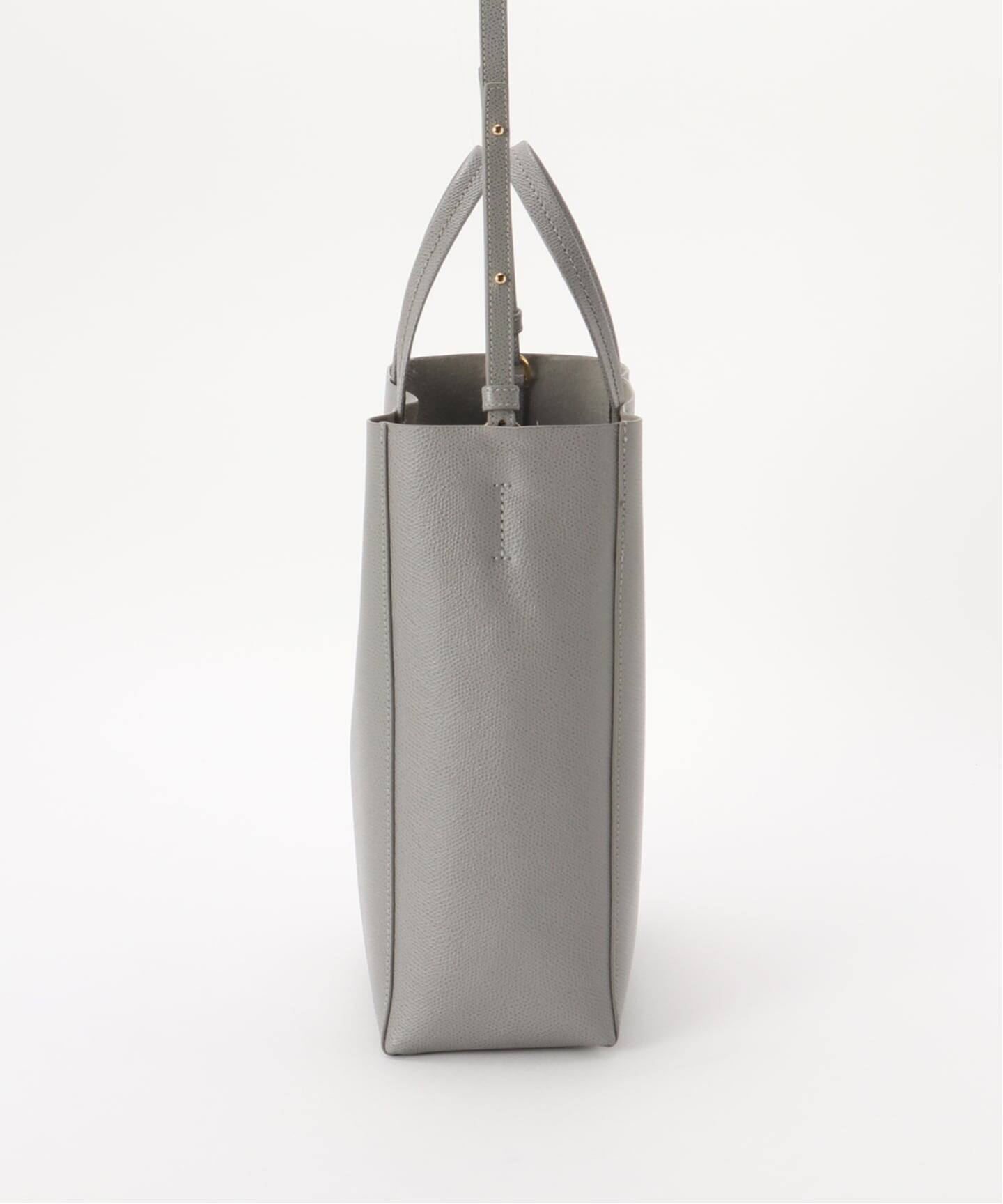 セリーヌ WC-ST-0098 トゥールビヨン トートバッグ ホワイト×グレー CELINE（セリーヌ） トートバッグ MEDIUM VERTICAL CABAS ショルダー