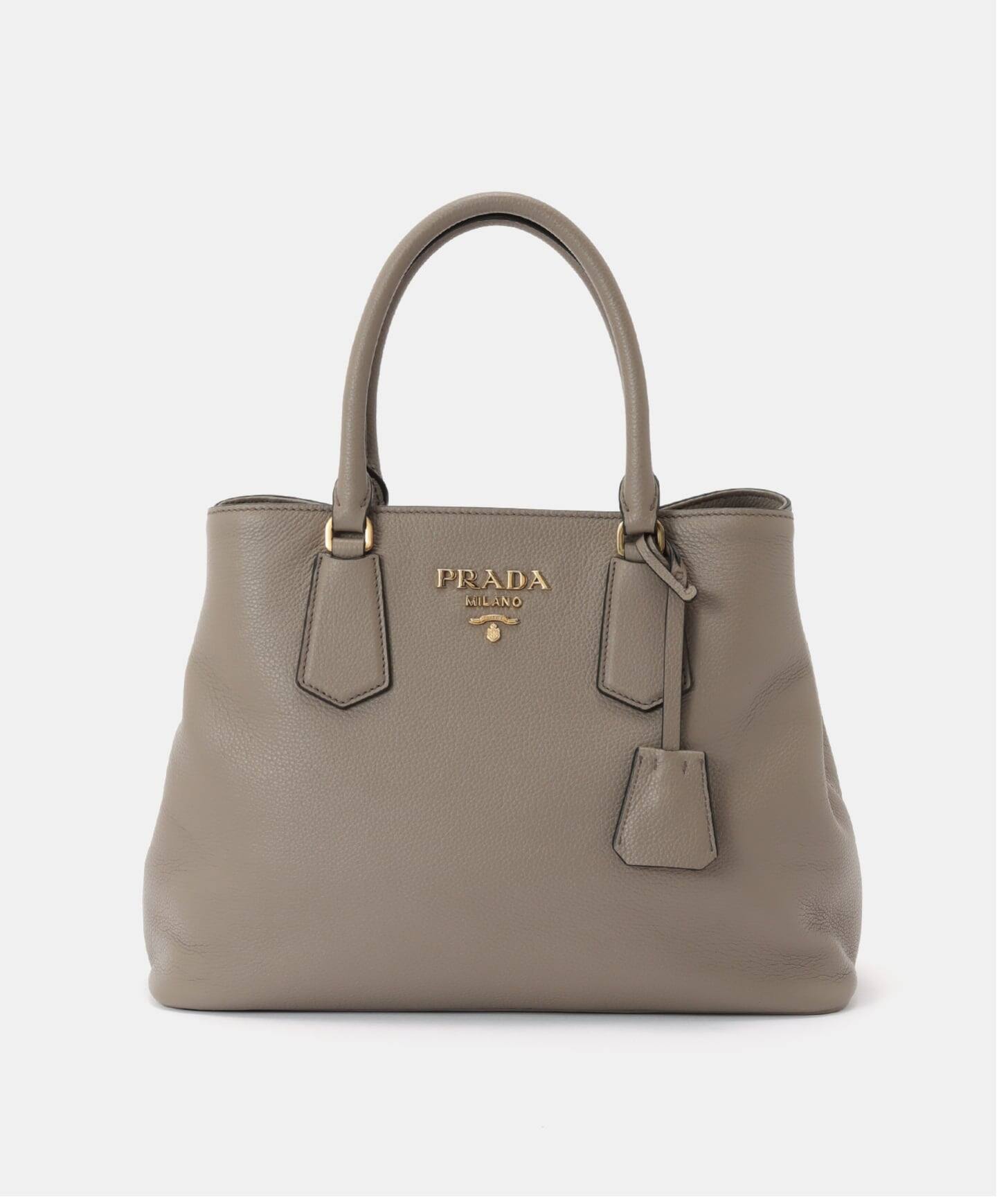 VINTAGE PRADA/プラダ】 vitello dino tote 2way leather（トート 