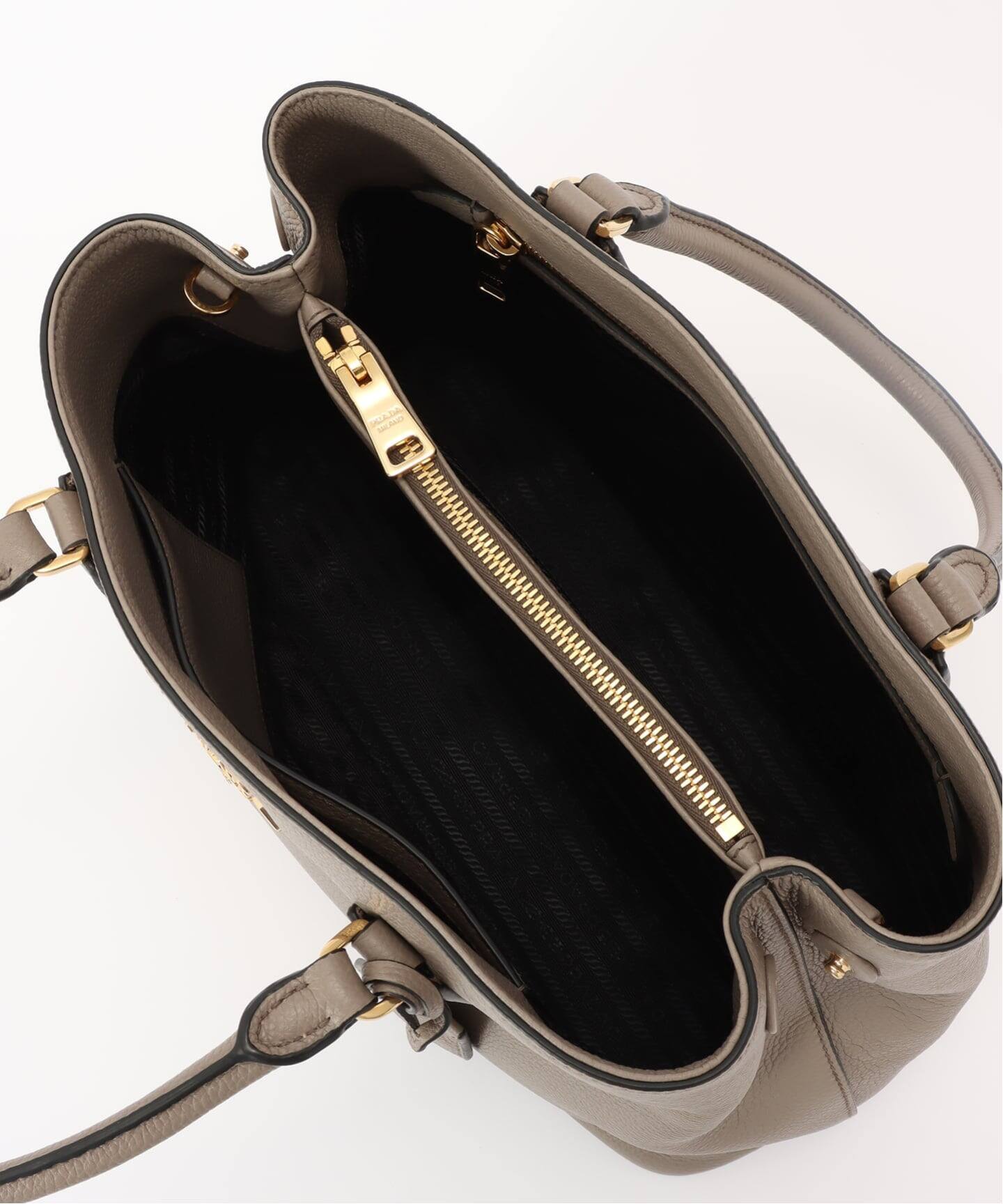 VINTAGE PRADA/プラダ】 vitello dino tote 2way leather（トート