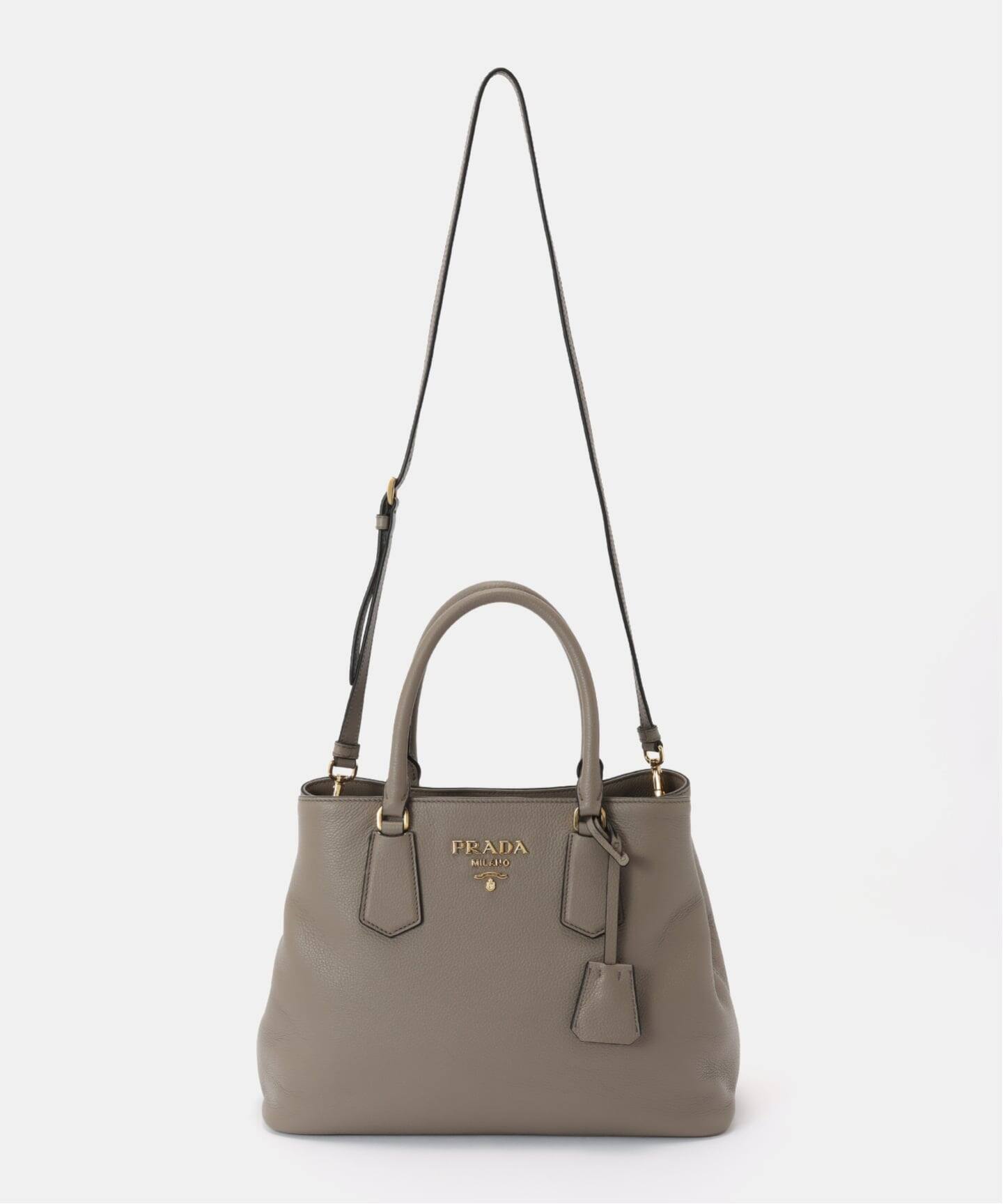 VINTAGE PRADA/プラダ】 vitello dino tote 2way leather（トート 