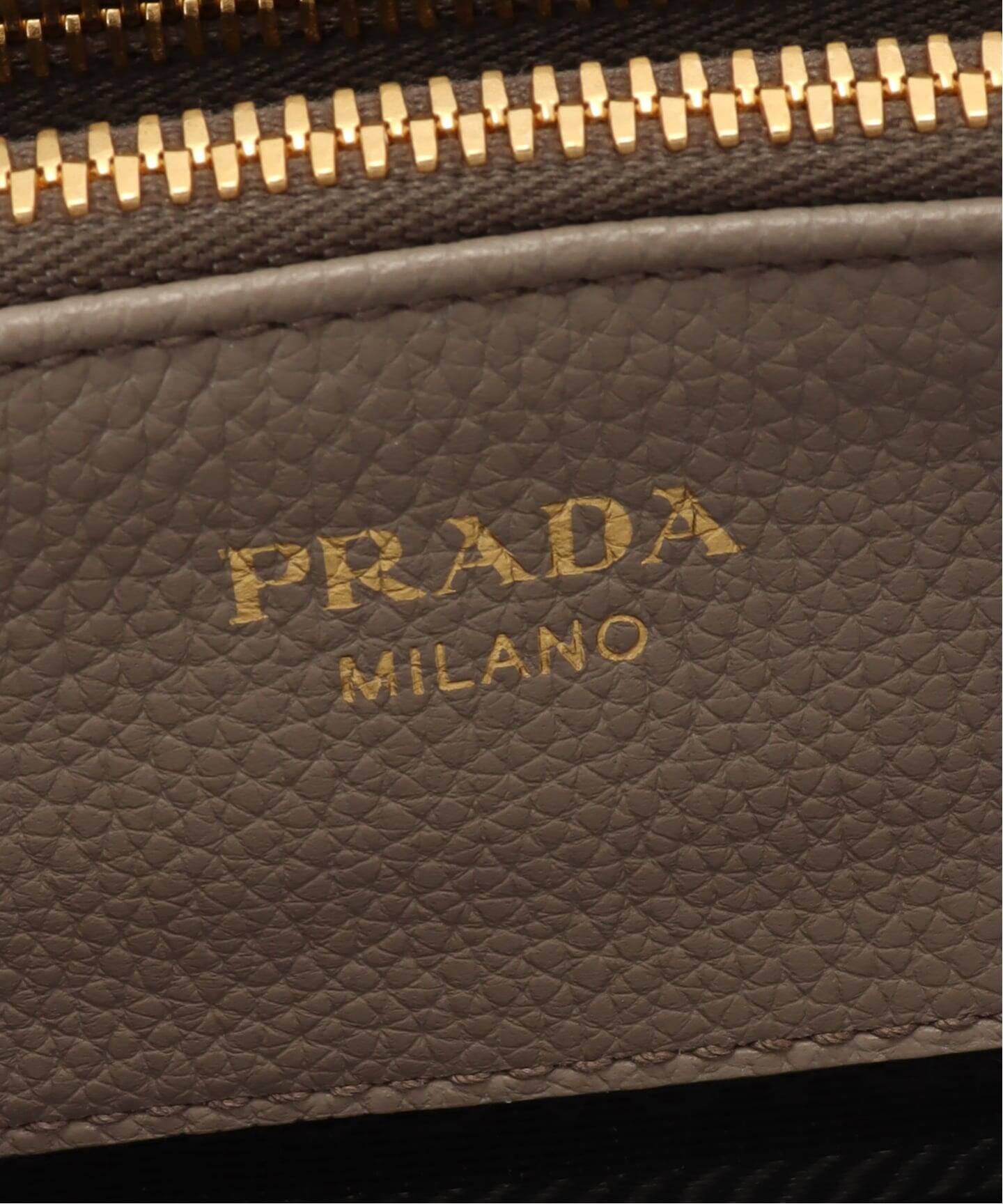 VINTAGE PRADA/プラダ】 vitello dino tote 2way leather（トート