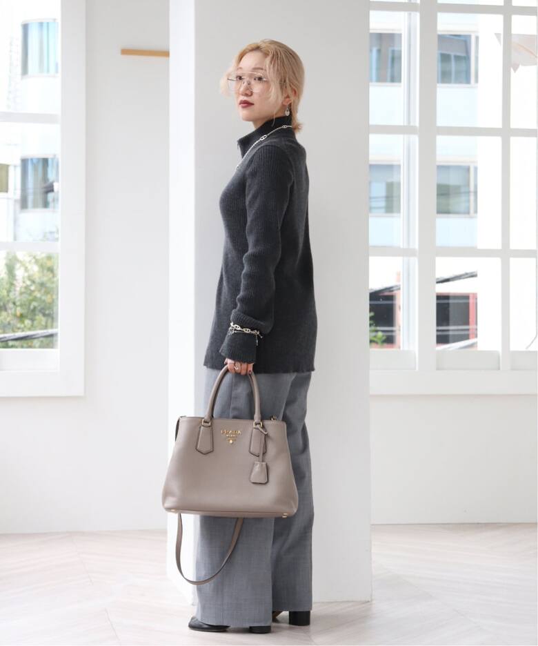 VINTAGE PRADA/プラダ】 vitello dino tote 2way leather（トート 