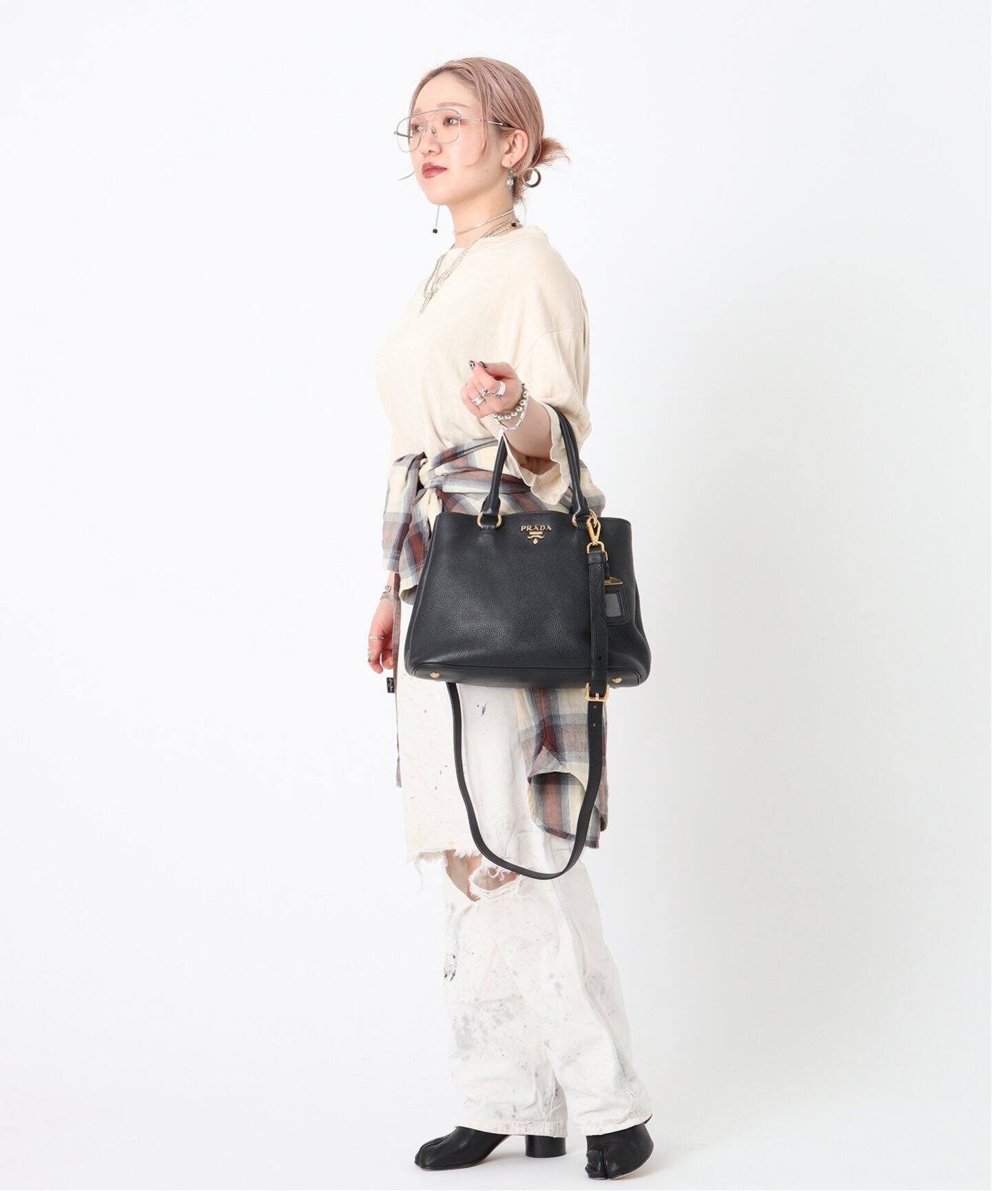 VINTAGE PRADA/プラダ】tote leather（トートバッグ）｜ENSEMBLE