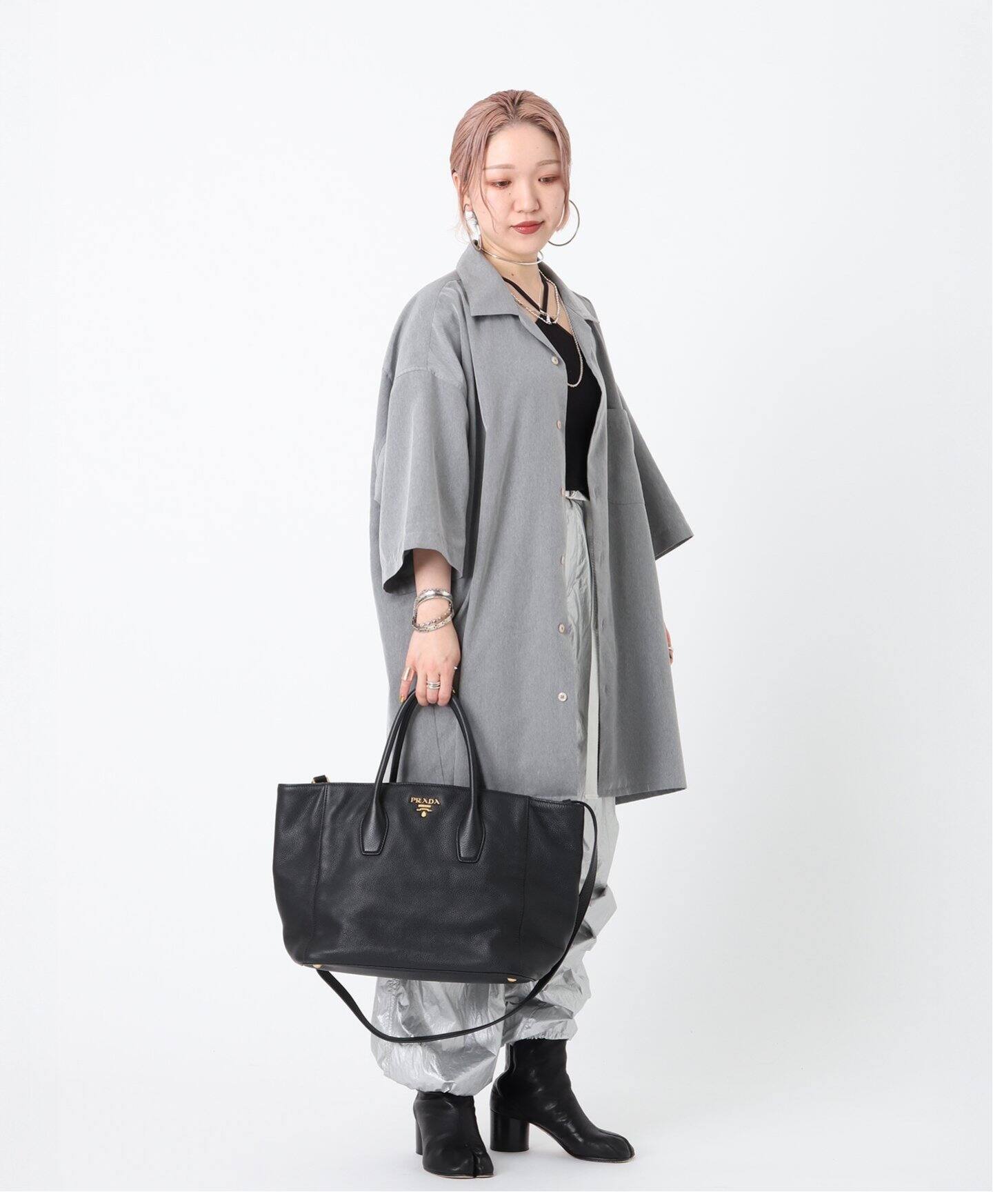 VINTAGE PRADA/プラダ】tote leather（トートバッグ）｜ENSEMBLE