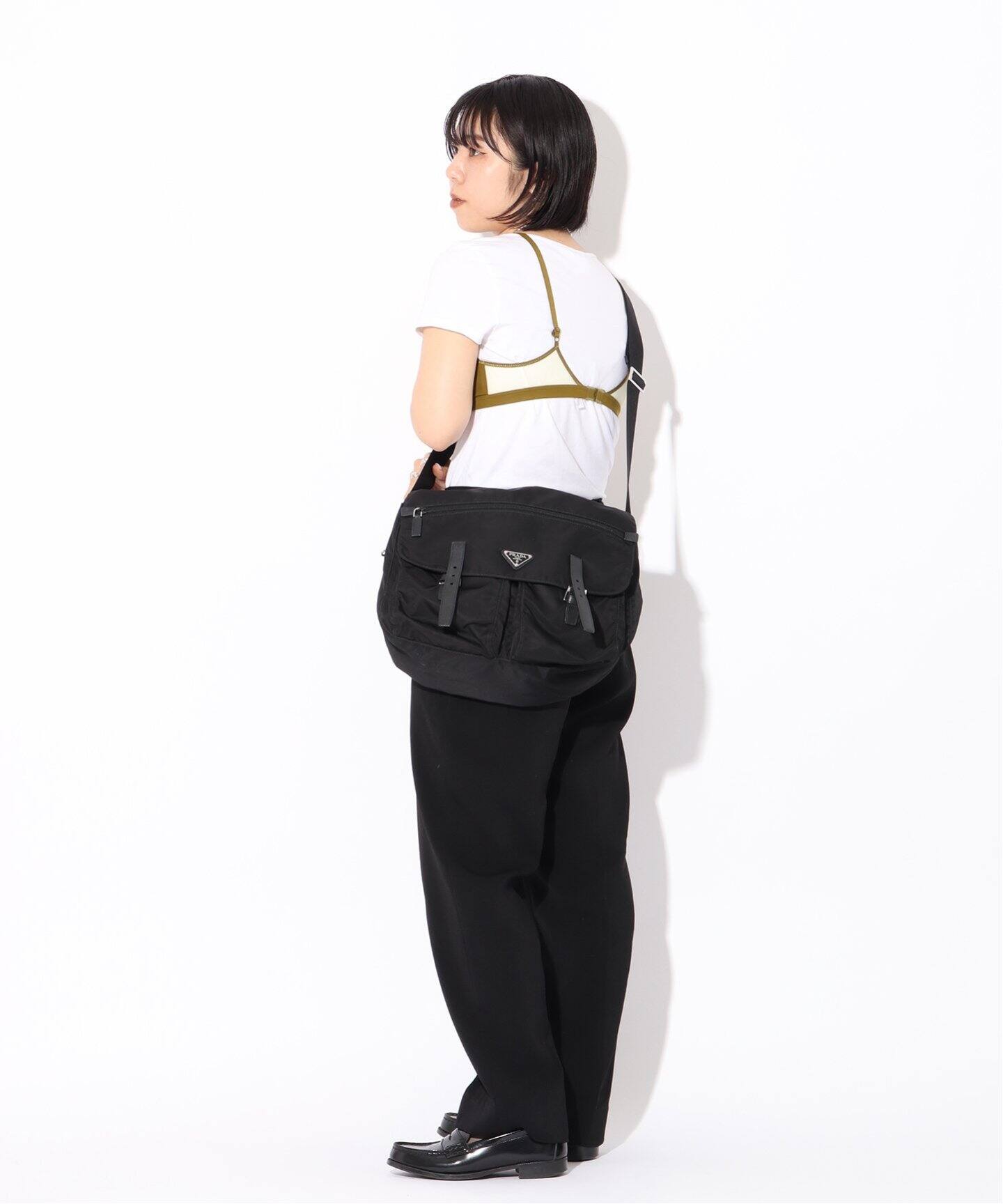 ベイクルーズで購入＊VINTAGE PRADA ブラック ショルダーバッグ VINTAGE PRADA/プラダ】shoulder nylon（ショルダーバッグ