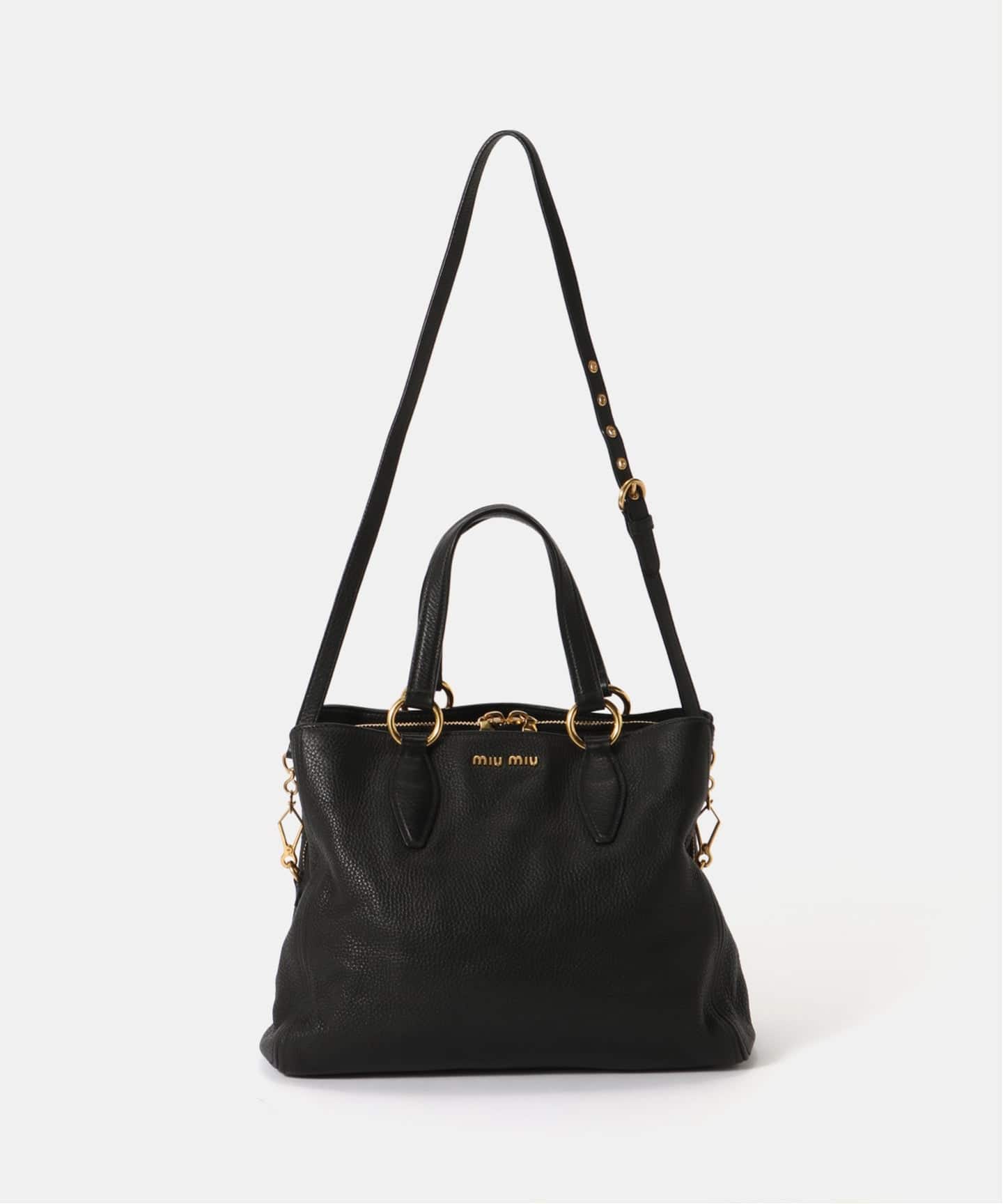 ミュウv sa 美品 MIU MIU/ミュウミュウ】Vitello phenix tote（トートバッグ