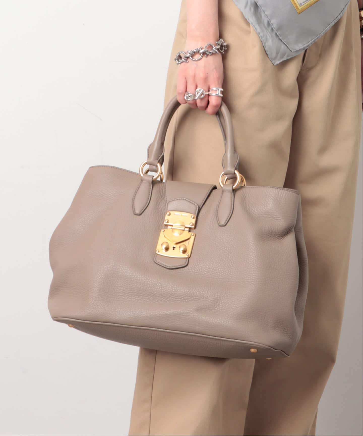 MIU MIU/ミュウミュウ】2way tote bag（トートバッグ）｜ENSEMBLE