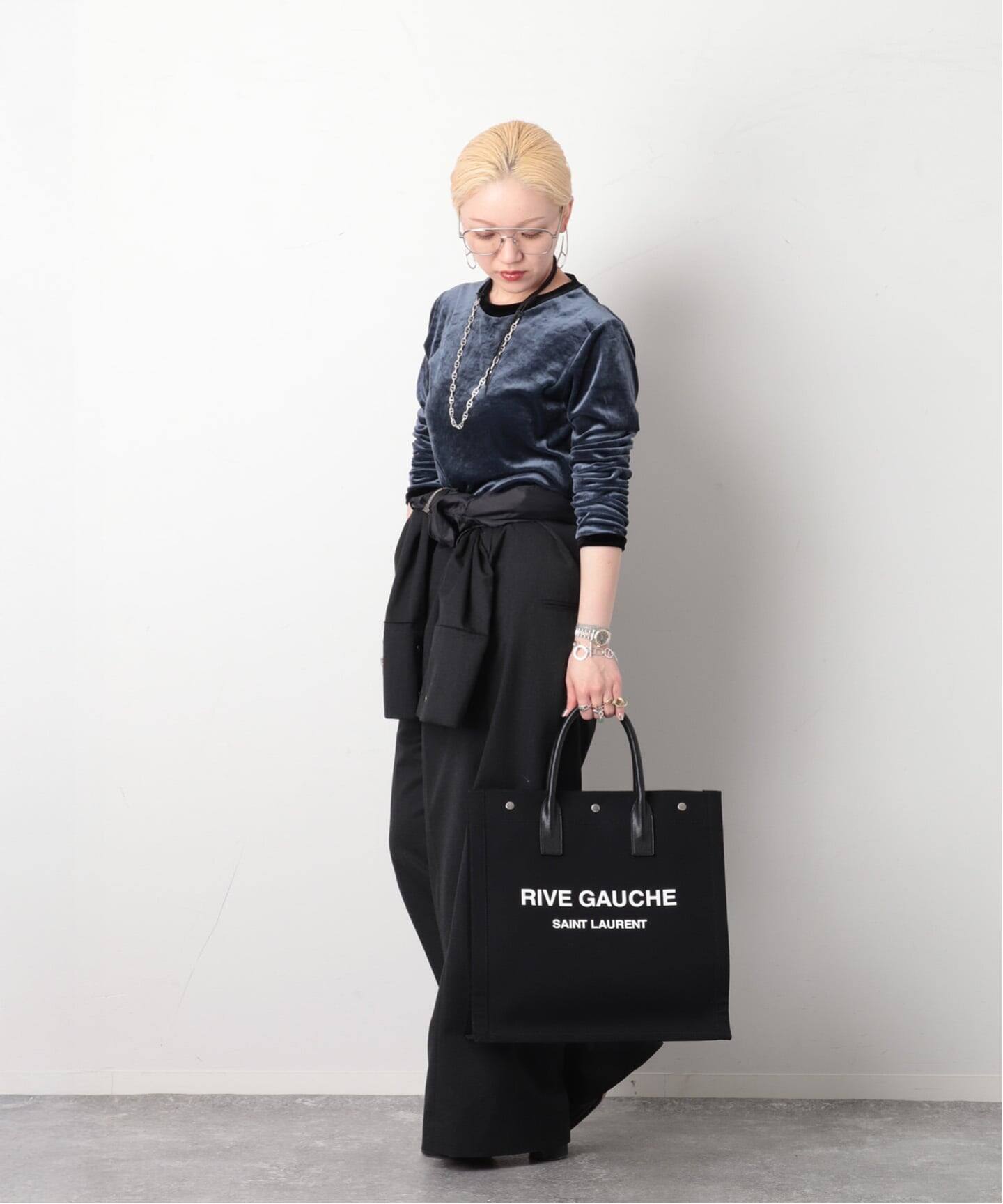 SAINT LAURENT/サンローラン】Rive gauche north south（トートバッグ