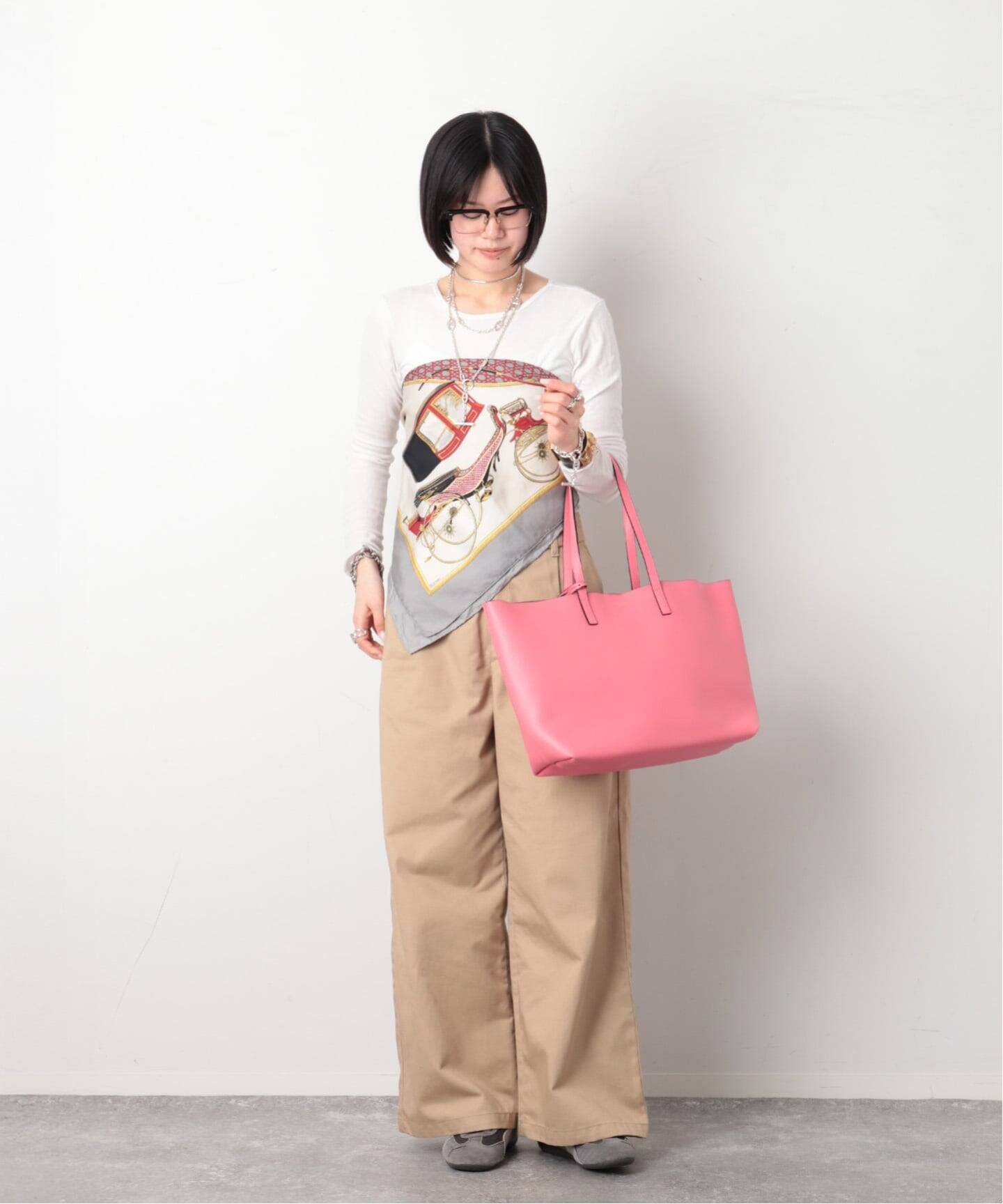 SAINT LAURENT/サンローラン】 Sac shopping tote（トートバッグ 
