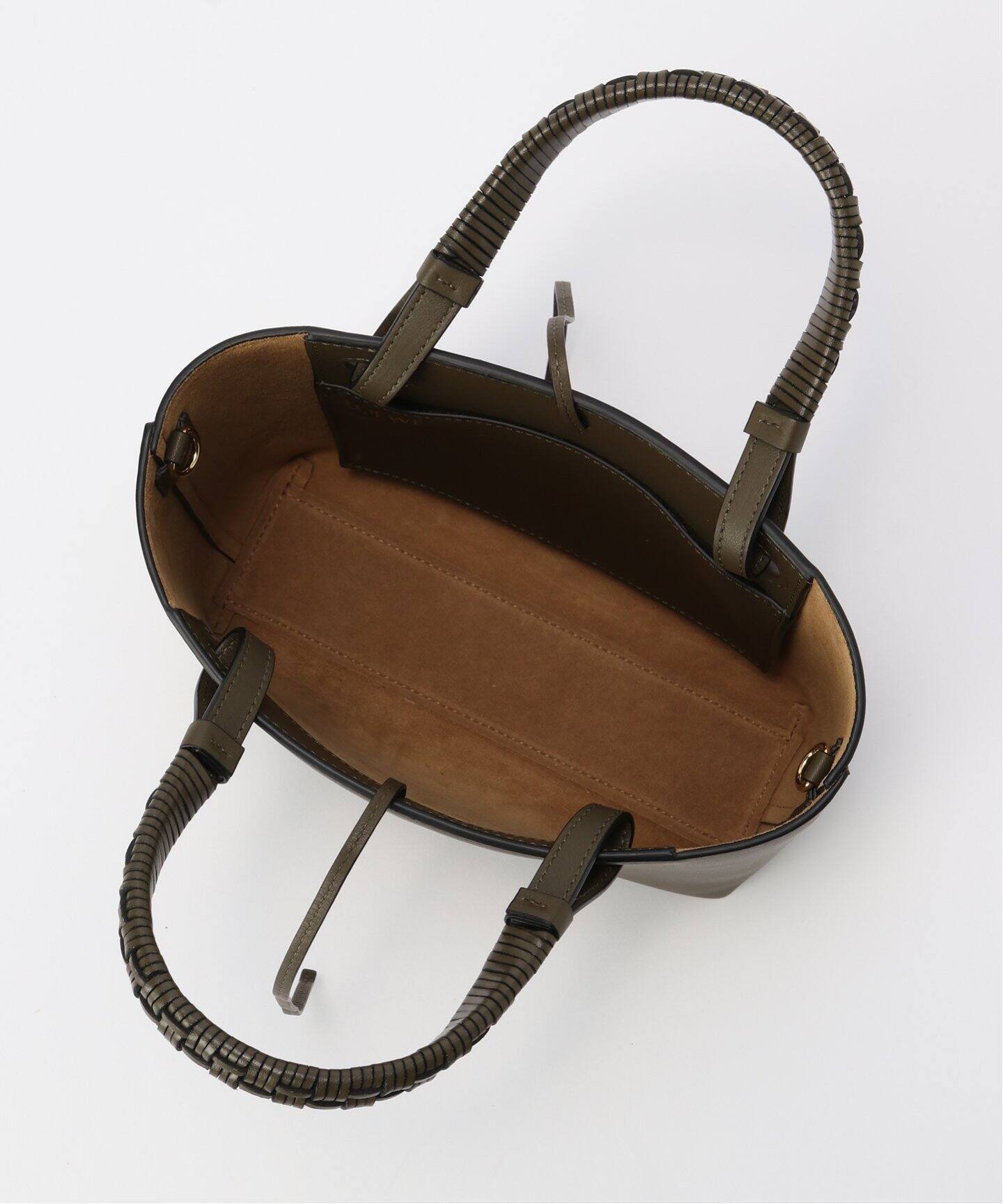★関税送料込 LOEWE★ヴィンテージ ANAGRAM トートバッグ Loewe Anagram Tote Bag Mini 2Way Canvas/Leather Tan