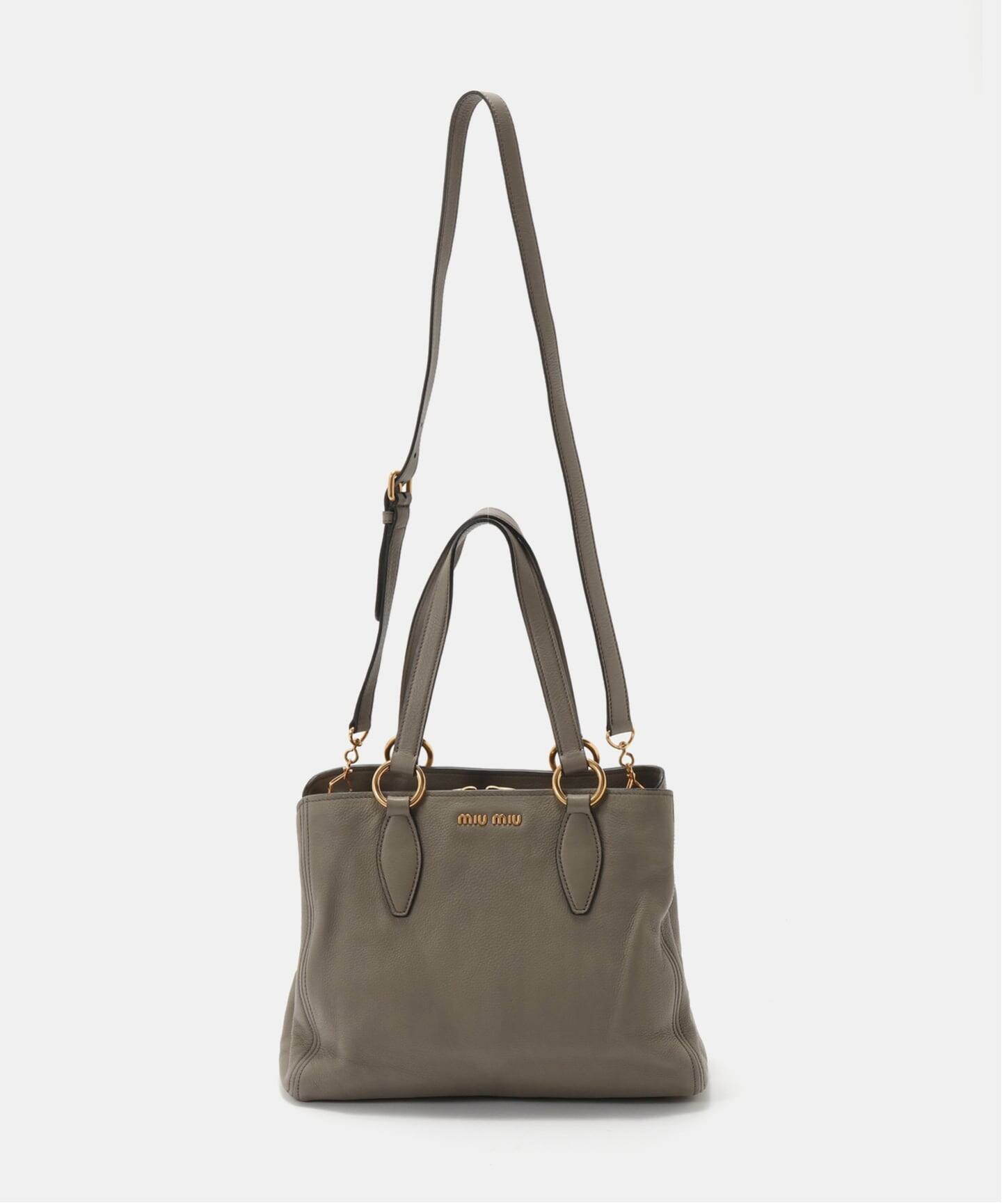 MIU MIU/ミュウミュウ】2way tote bag（トートバッグ）｜ENSEMBLE