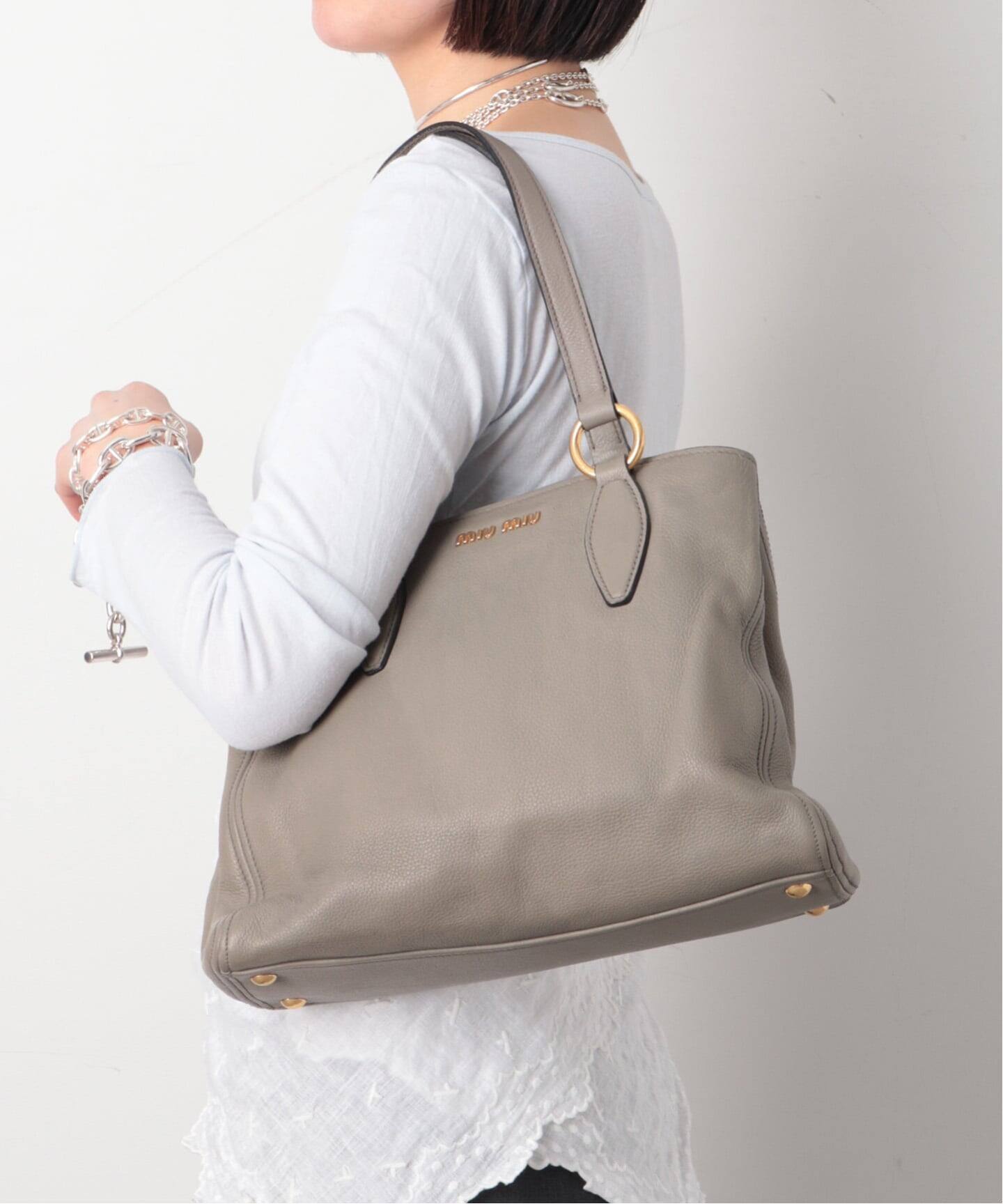 MIU MIU/ミュウミュウ】2way tote bag（トートバッグ）｜ENSEMBLE 