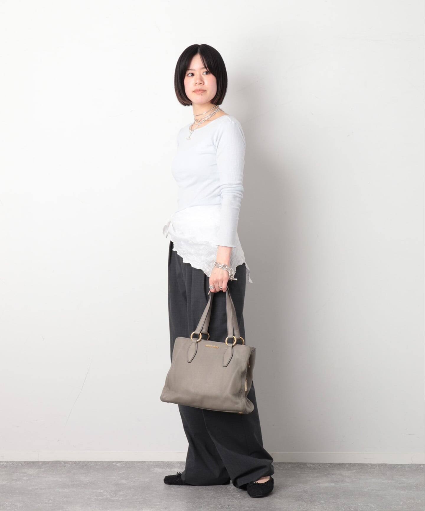 MIU MIU/ミュウミュウ】2way tote bag（トートバッグ）｜ENSEMBLE