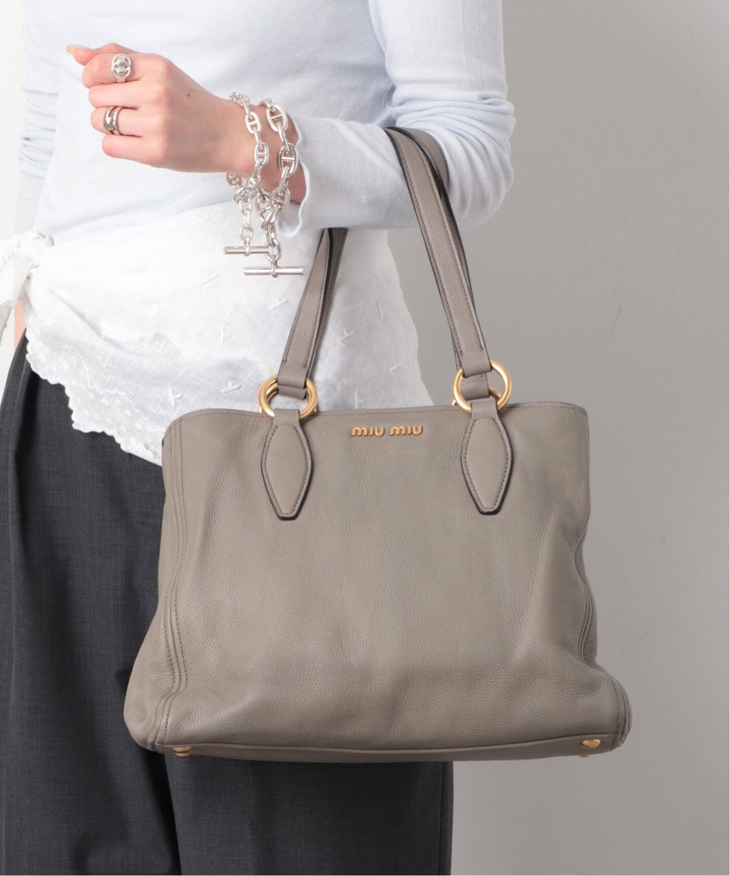 MIU MIU/ミュウミュウ】2way tote bag（トートバッグ）｜ENSEMBLE 