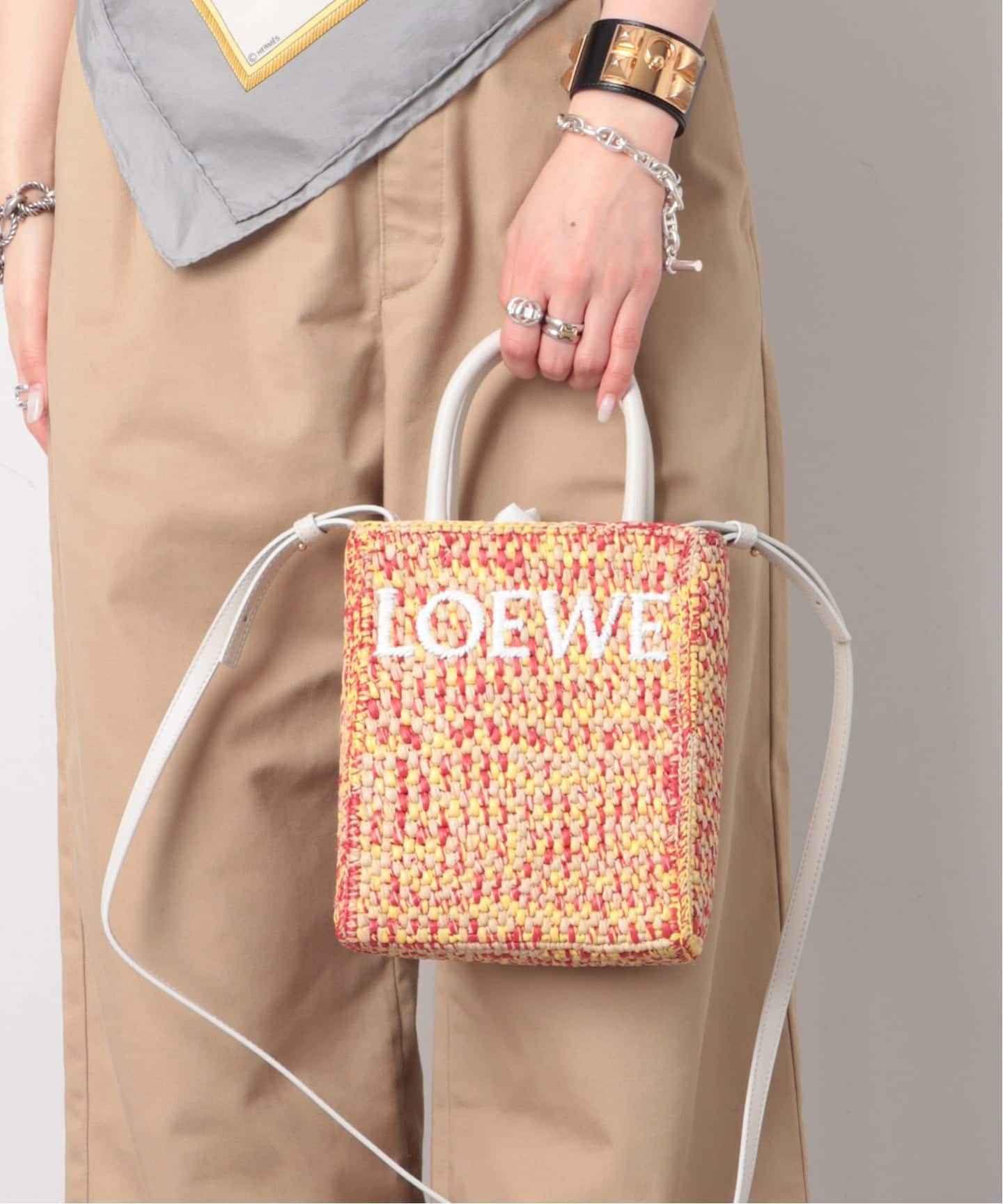 LOEWE/ロエベ】Standard tote 2way raffia（トートバッグ）｜ENSEMBLE