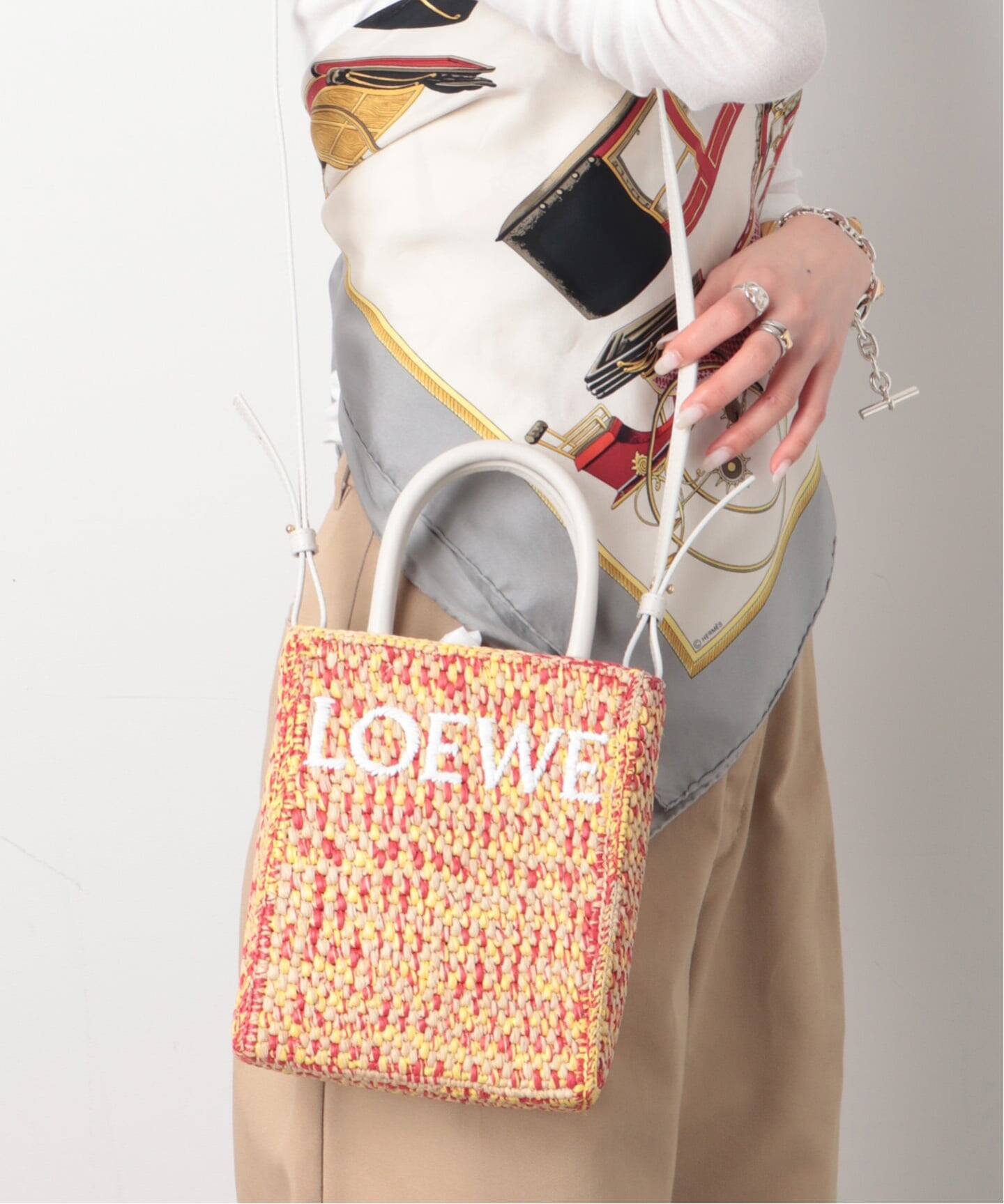 LOEWE/ロエベ】Standard tote 2way raffia（トートバッグ）｜ENSEMBLE