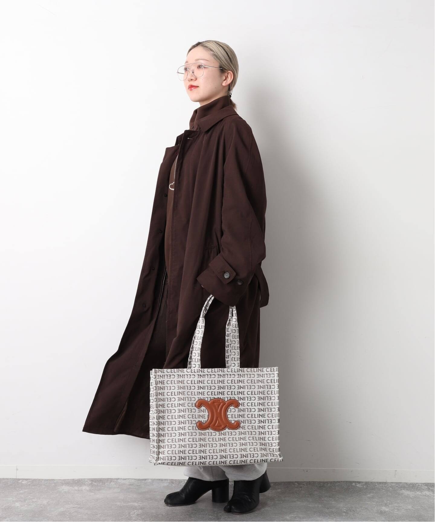 CELINE/セリーヌ】Cabas thais tote large triomphe（トートバッグ