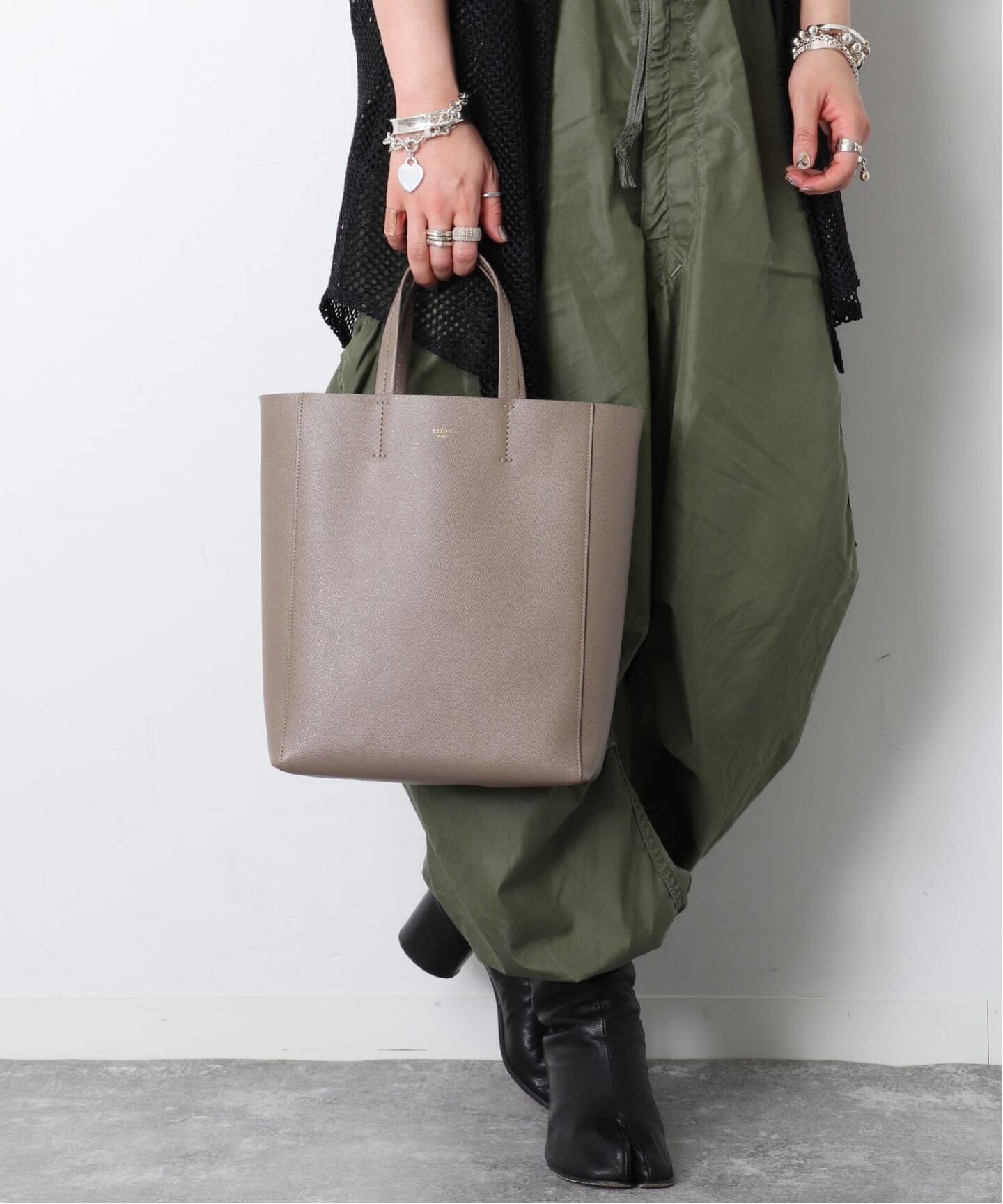 CELINE セリーヌ　ビンテージ　ショートトレンチ　ジレ　ベスト　2way CELINE セリーヌ 2 5H89 4530 フィービー期 ノースリーブ ハーフ