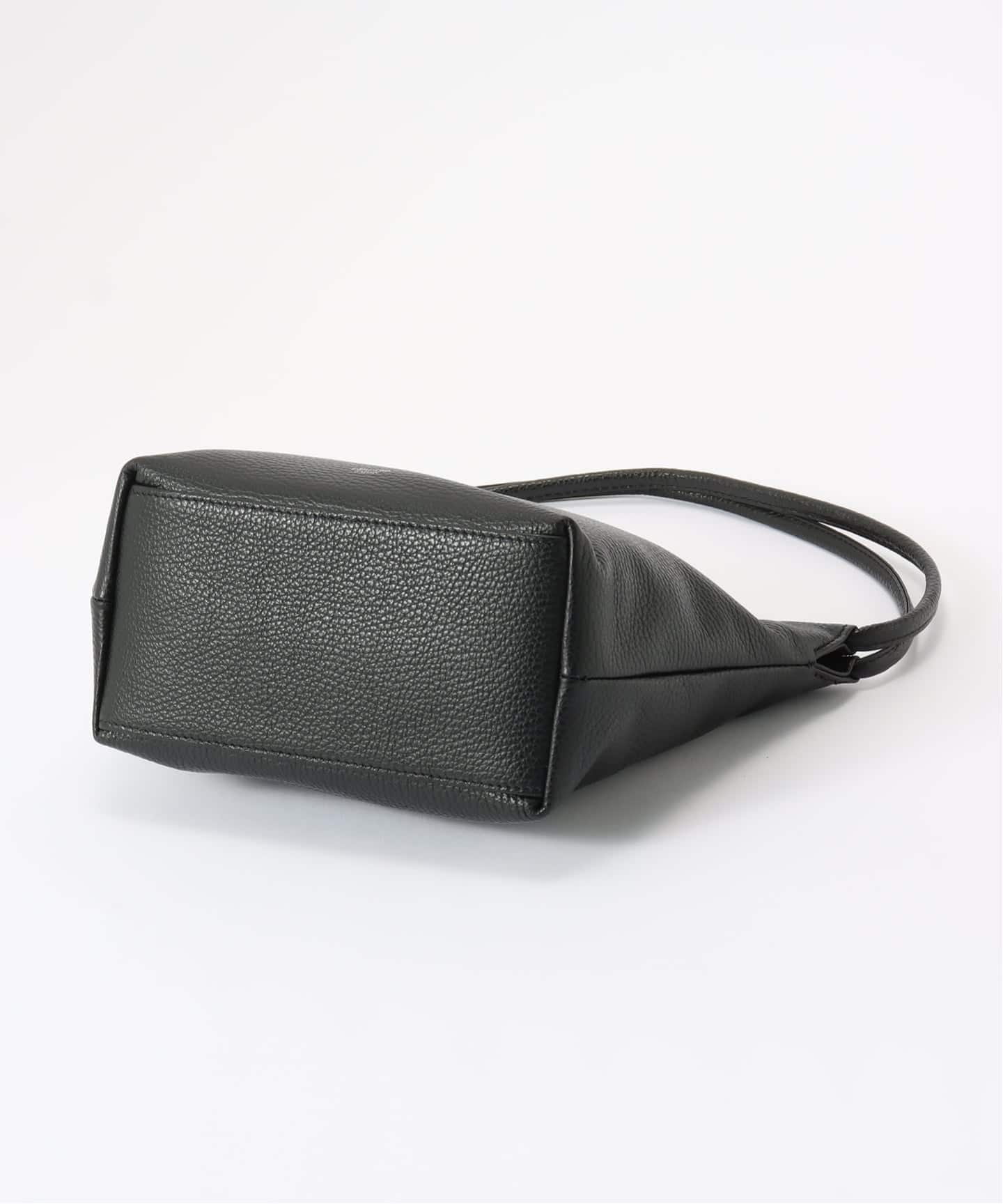 blancle mini wrinkle tote（ブラック） blancle/ ブランクレ】S.LEATHER Mini wrinkles tote（トート