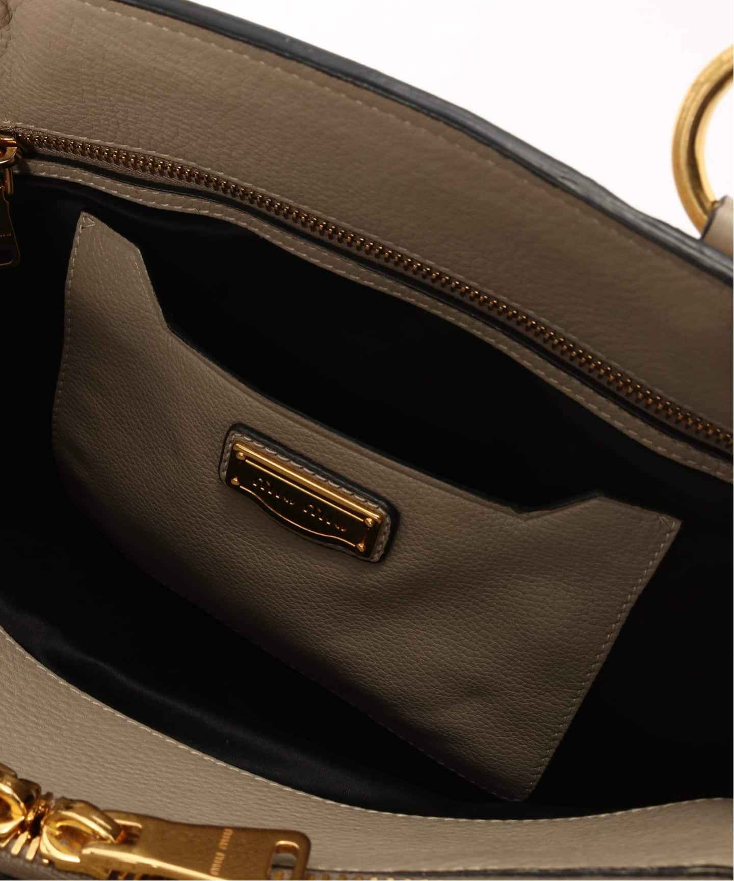 MIU MIU/ミュウミュウ】semi shoulder tote 2way（トートバッグ