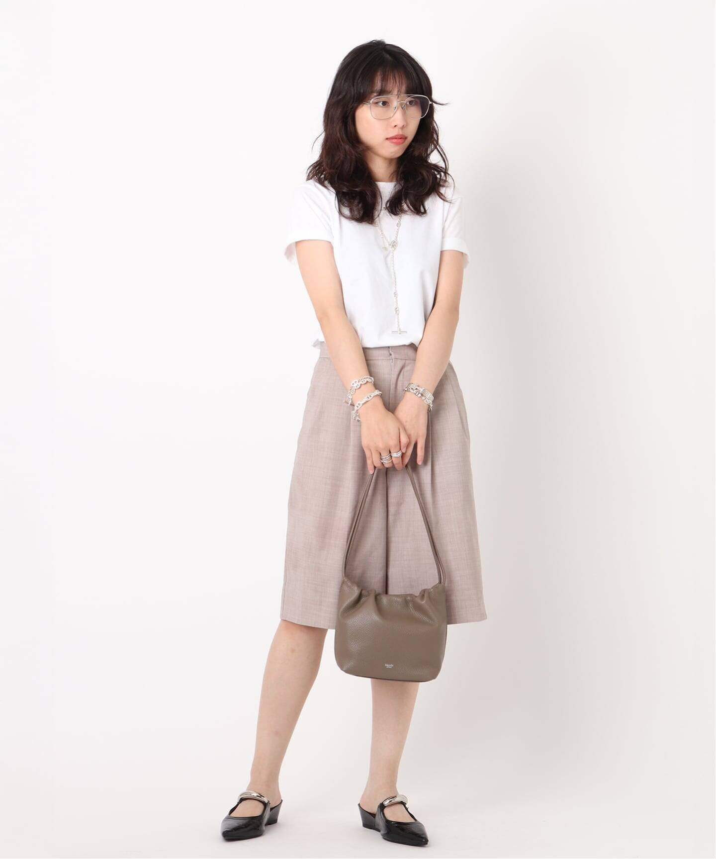 blancle/ ブランクレ】S.LEATHER Mini wrinkles tote（トートバッグ