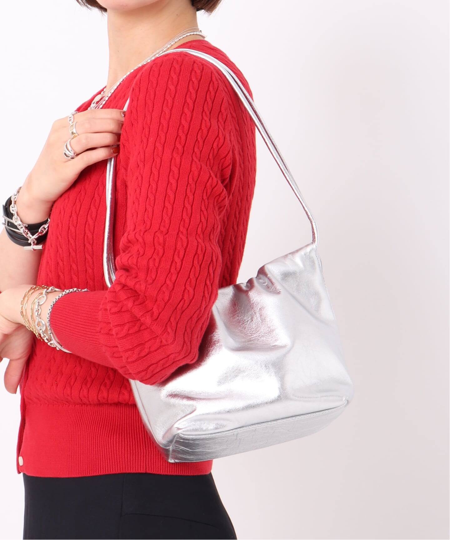 blancle/ ブランクレ】S.LEATHER Mini wrinkles tote（トートバッグ
