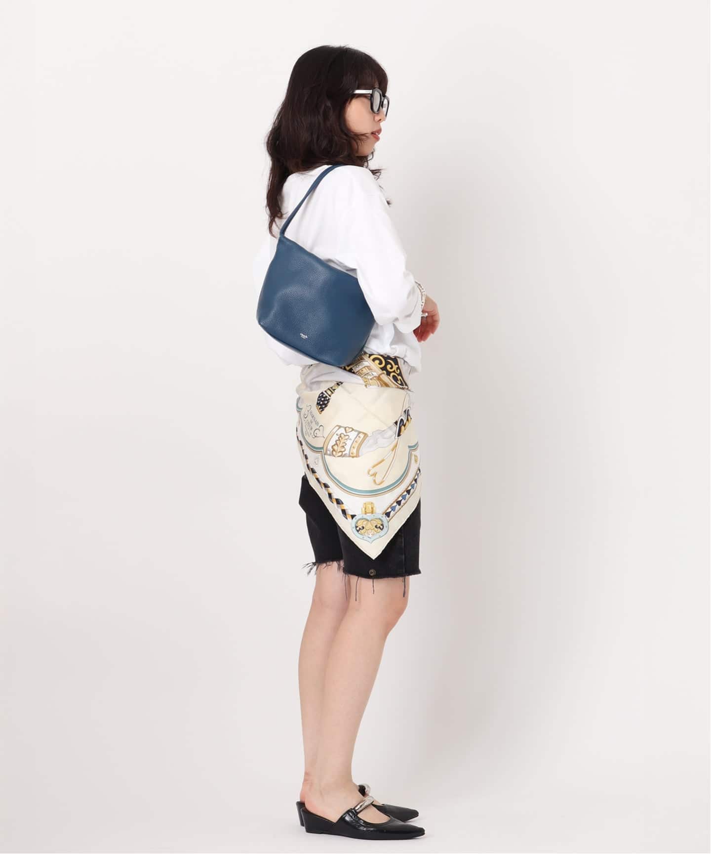 blancle/ ブランクレ】S.LEATHER Mini wrinkles tote（トート