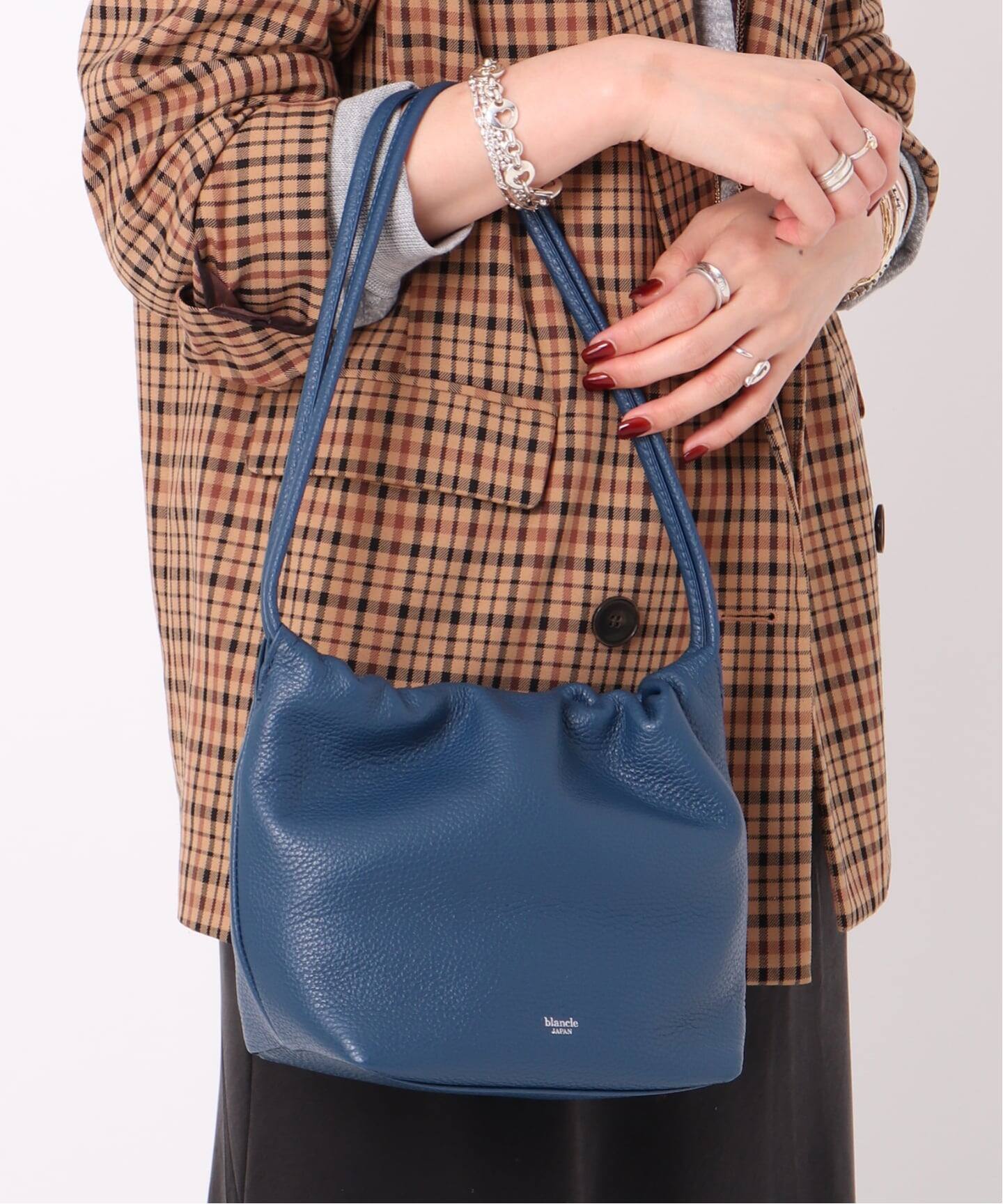 blancle/ ブランクレ】S.LEATHER Mini wrinkles tote（トートバッグ