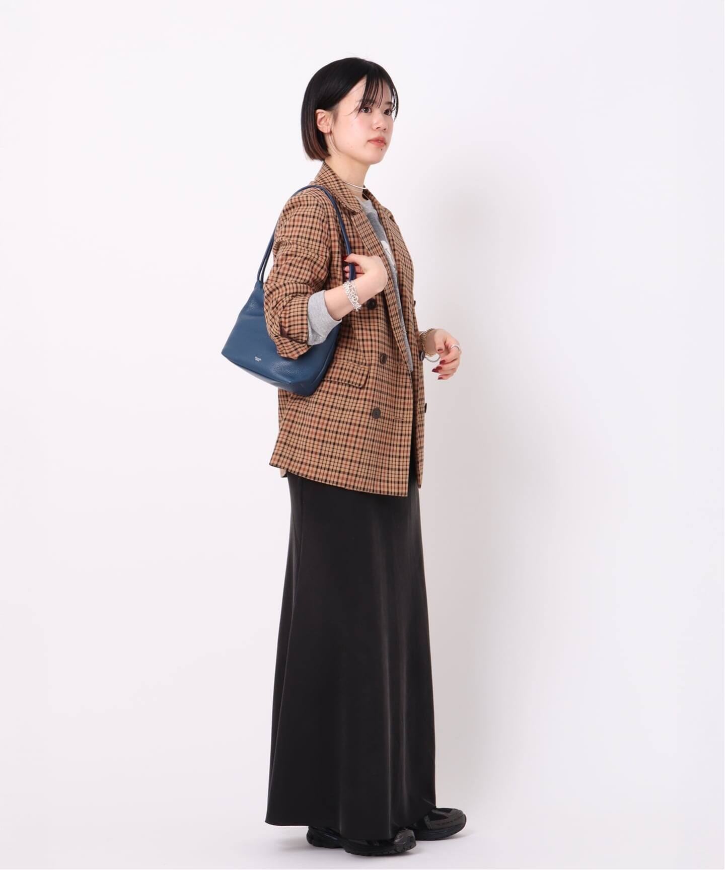 blancle/ ブランクレ】S.LEATHER Mini wrinkles tote（トートバッグ